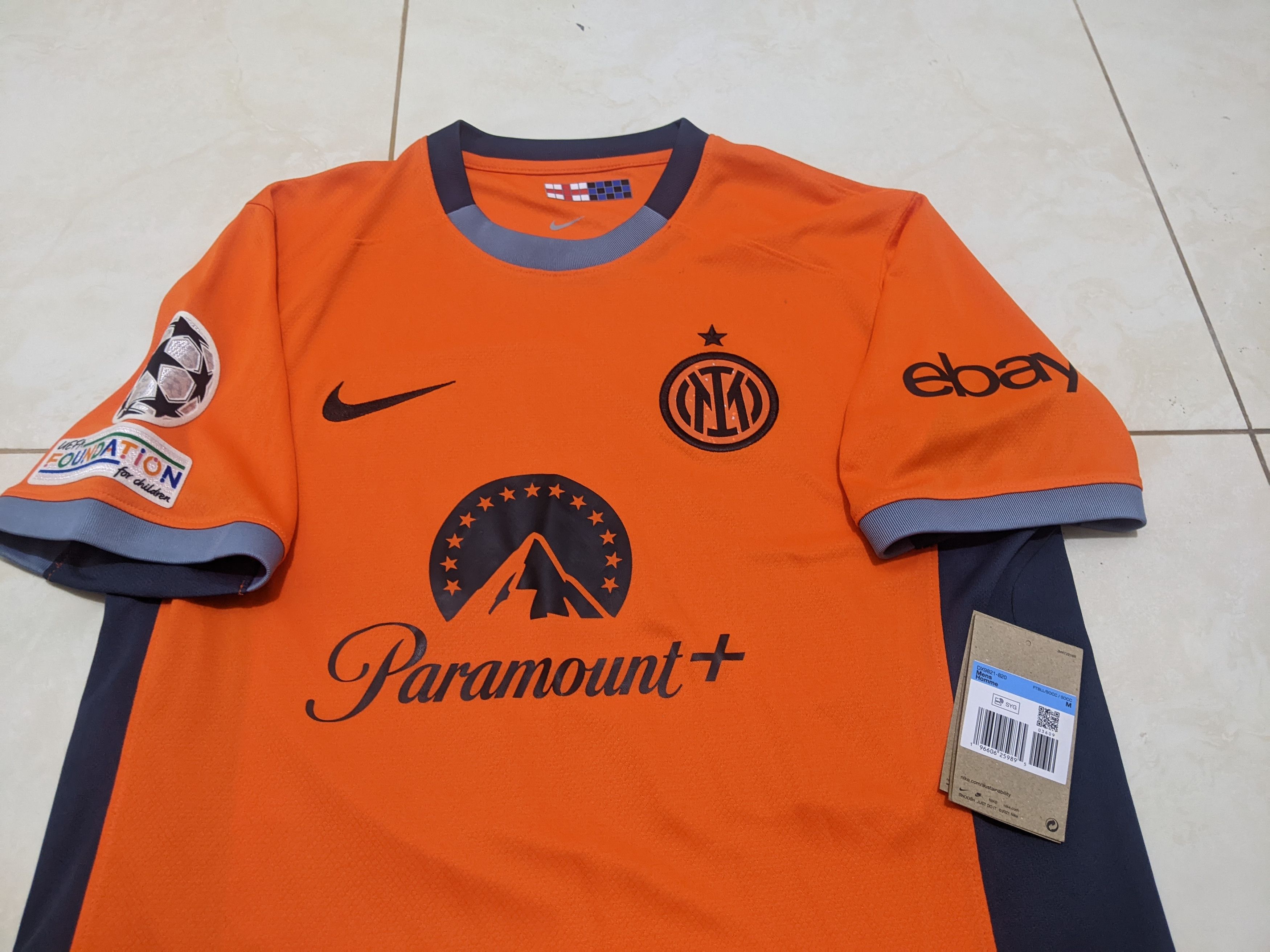Nike Inter Milan Third 2023-24 BARELA Jersey football shirt Size US M / EU 48-50 / 2 - 4 Thumbnail