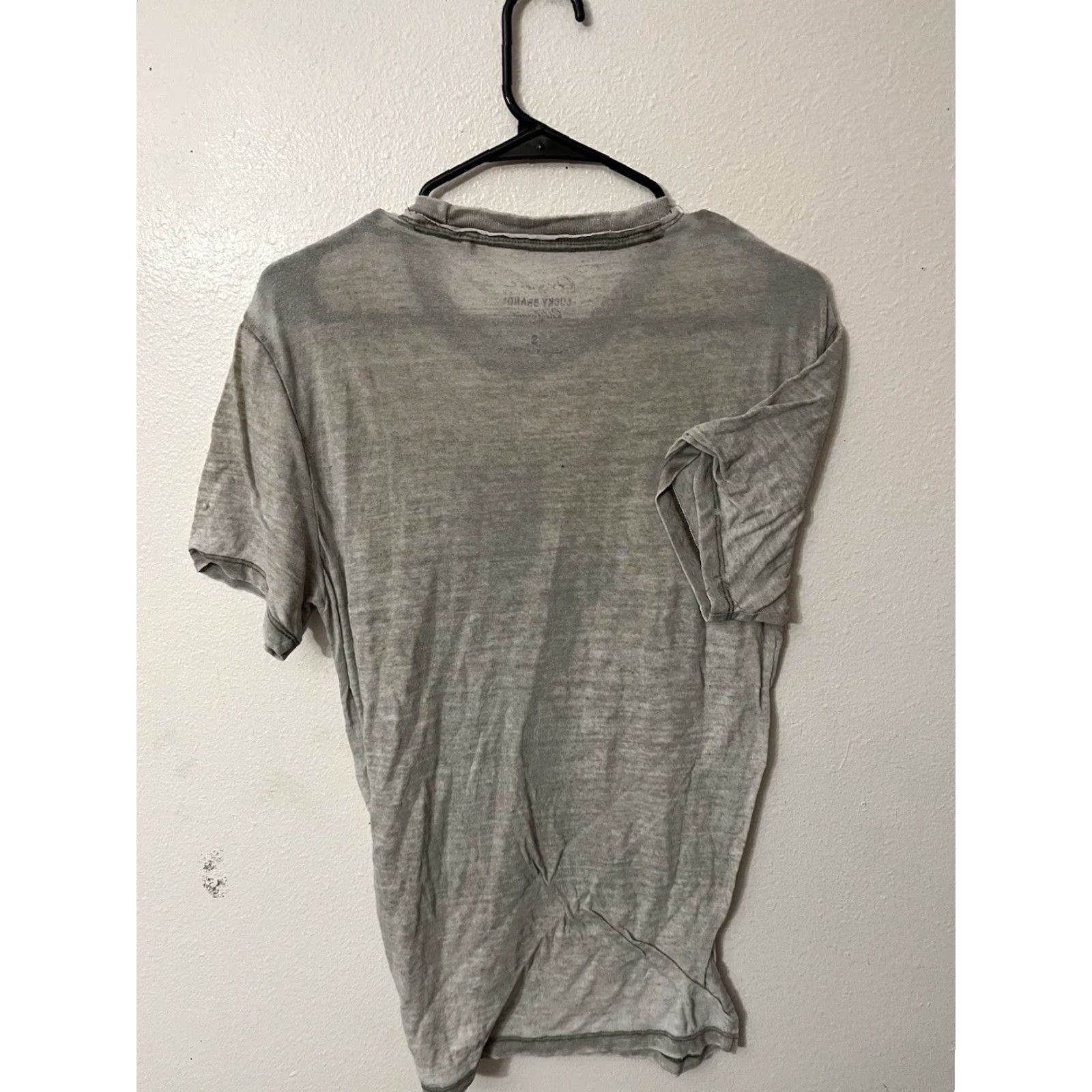 Lucky Brand Lucky Brand Men’s Gray Graphic T-Shirt Short Sleeve Crew Neck Cotton Animals Bear Hipster Casual Size S Size US S / EU 44-46 / 1 - 3 Thumbnail