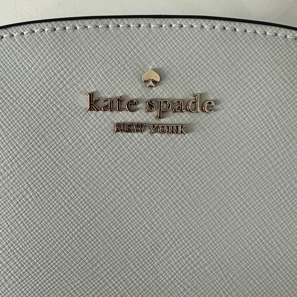 Kate Spade Kate Spade Perry Leather Crossbody Light Gray Stone Path Size ONE SIZE - 6 Thumbnail