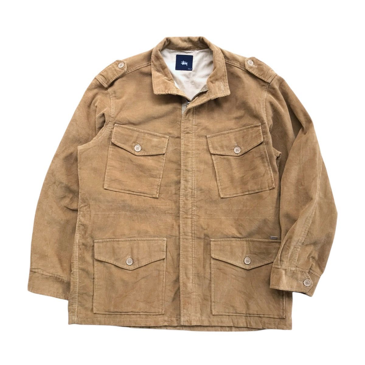 90sアメリカ製old stussyコーデュロイトラッカージャケット4ポケUSA Stussy 90s USA Made, Corduroy Jacket