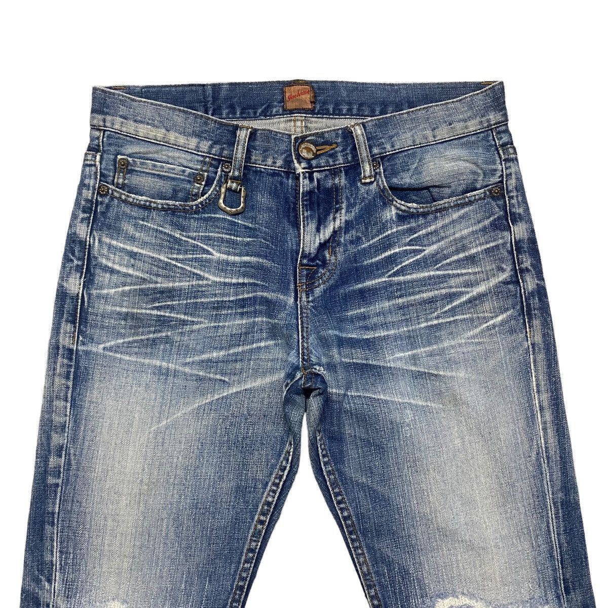 JACKROSE Jackrose Distressed Denim Flare Jeans Size US 31 - 3 Thumbnail