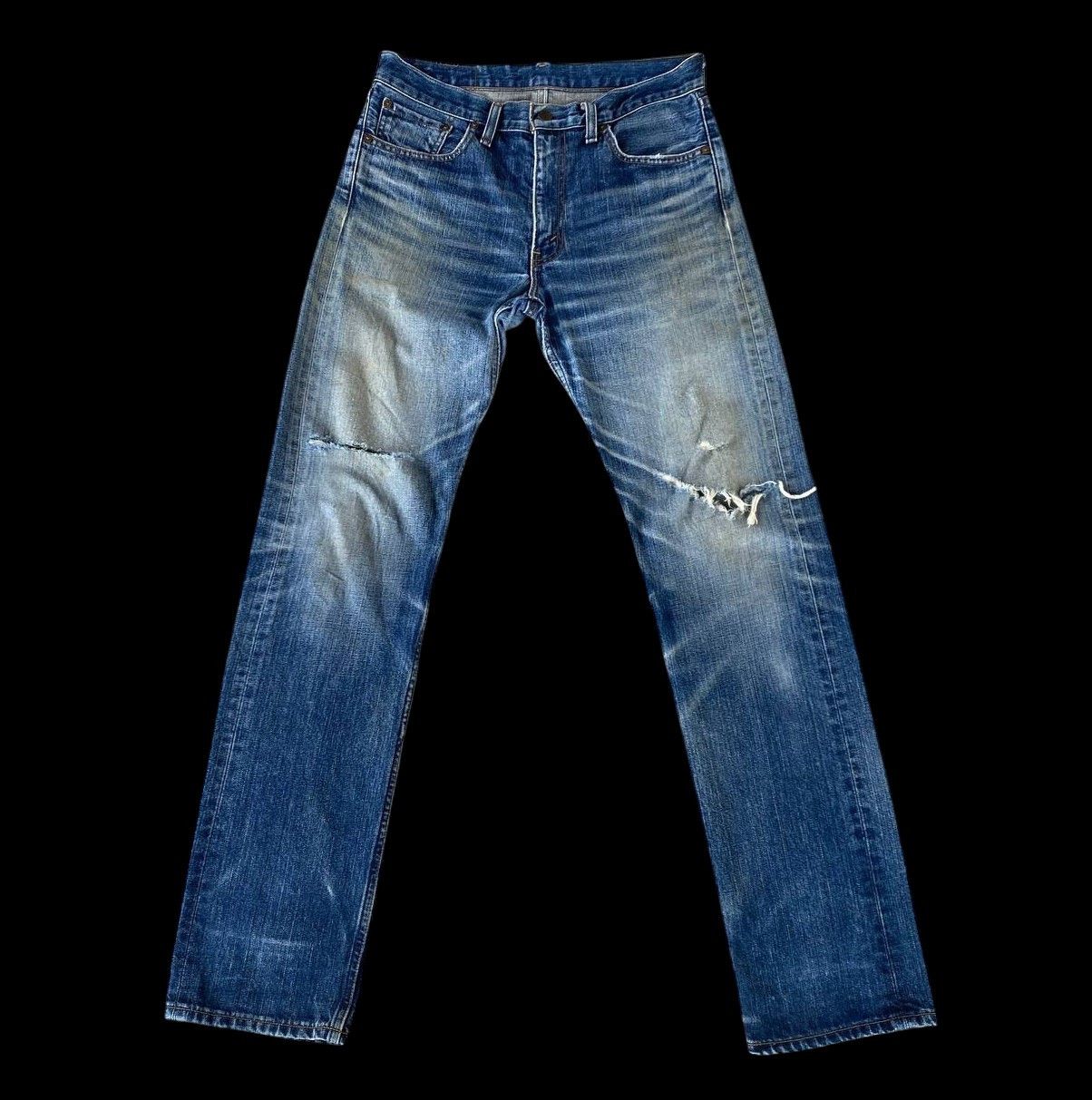 Levi's VINTAGE LEVIS 505 JAPAN DISTRESSED DENIM W32X33 Size US 32 / EU 48 - 1 Thumbnail