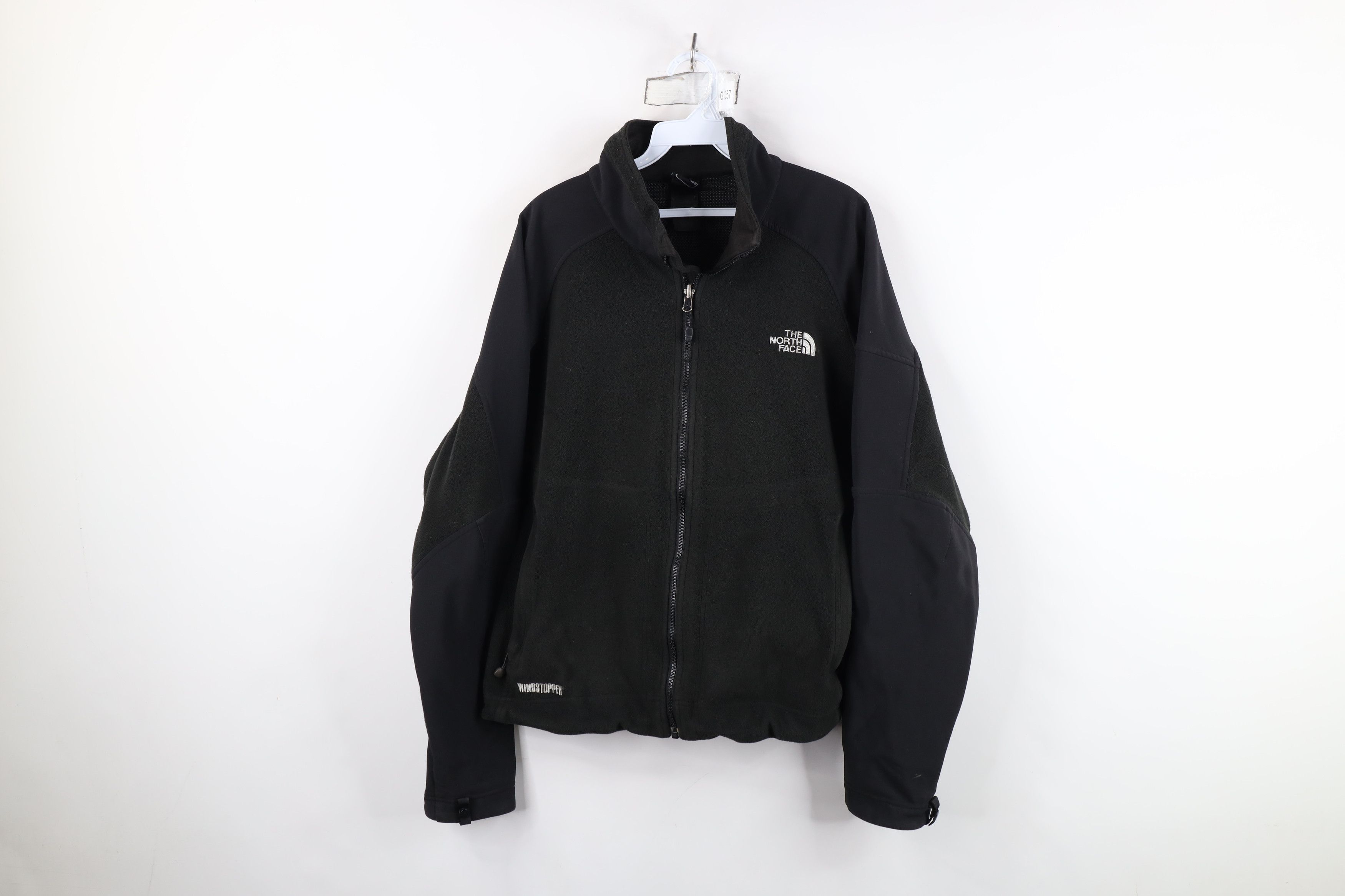 The North Face Vintage The North Face Windstopper Fleece Jacket Black Size L / US 10 / IT 46 - 1 Thumbnail