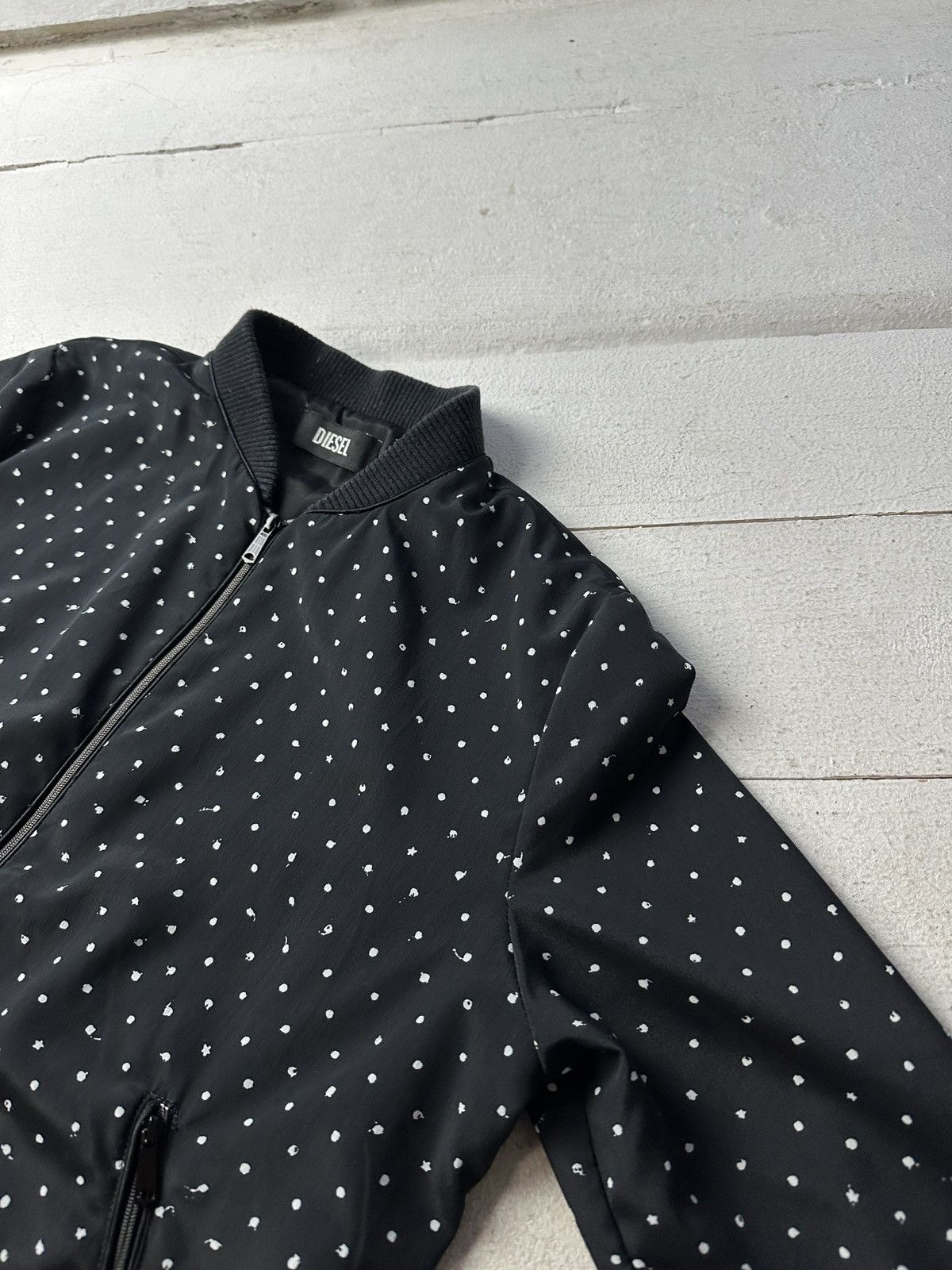 Diesel 90s🚨 DIESEL IF SIX WAS NINE STYLE JACKET Y2K BOMBER Size S / US 4 / IT 40 - 4 Thumbnail