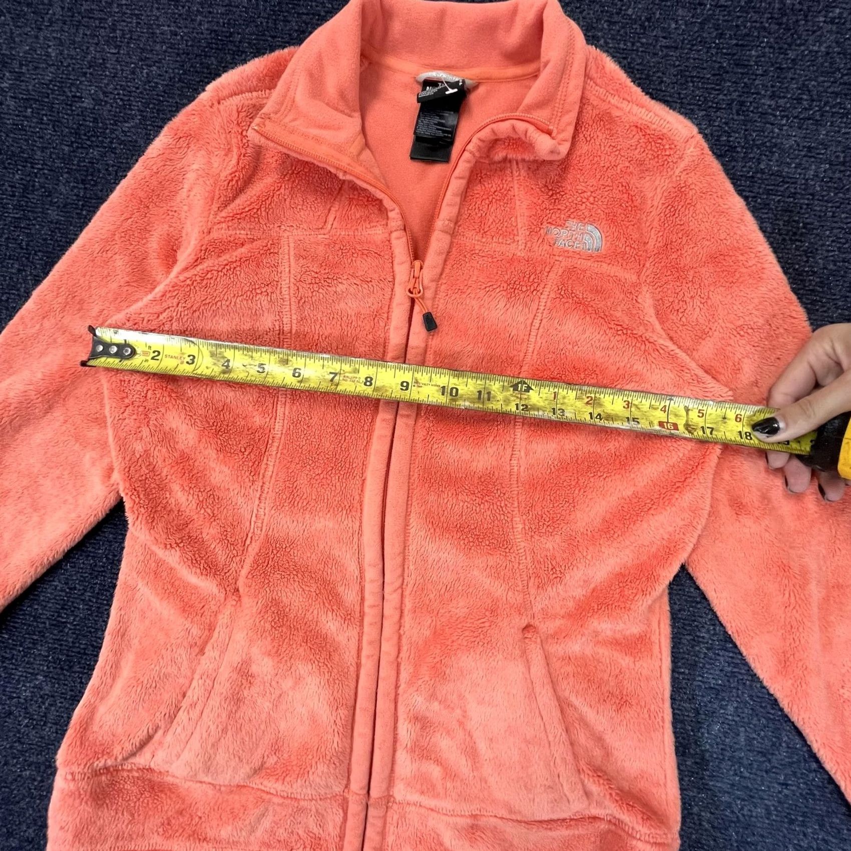 The North Face VINTAGE? No. North Face Jacket Womens Small Orange Fuzzy Fleece Full Zip Outdoors Hiking Warm Size S / US 4 / IT 40 - 4 Thumbnail