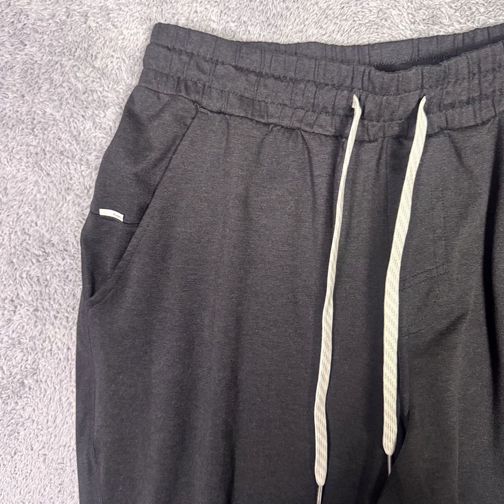Vuori Vuori Ponto Performance Lounge Pants Men’s M Charcoal Heather V418 Jogger Pockets Elastic Waist 30in Inseam Athletic Casual Size US 31 - 4 Thumbnail