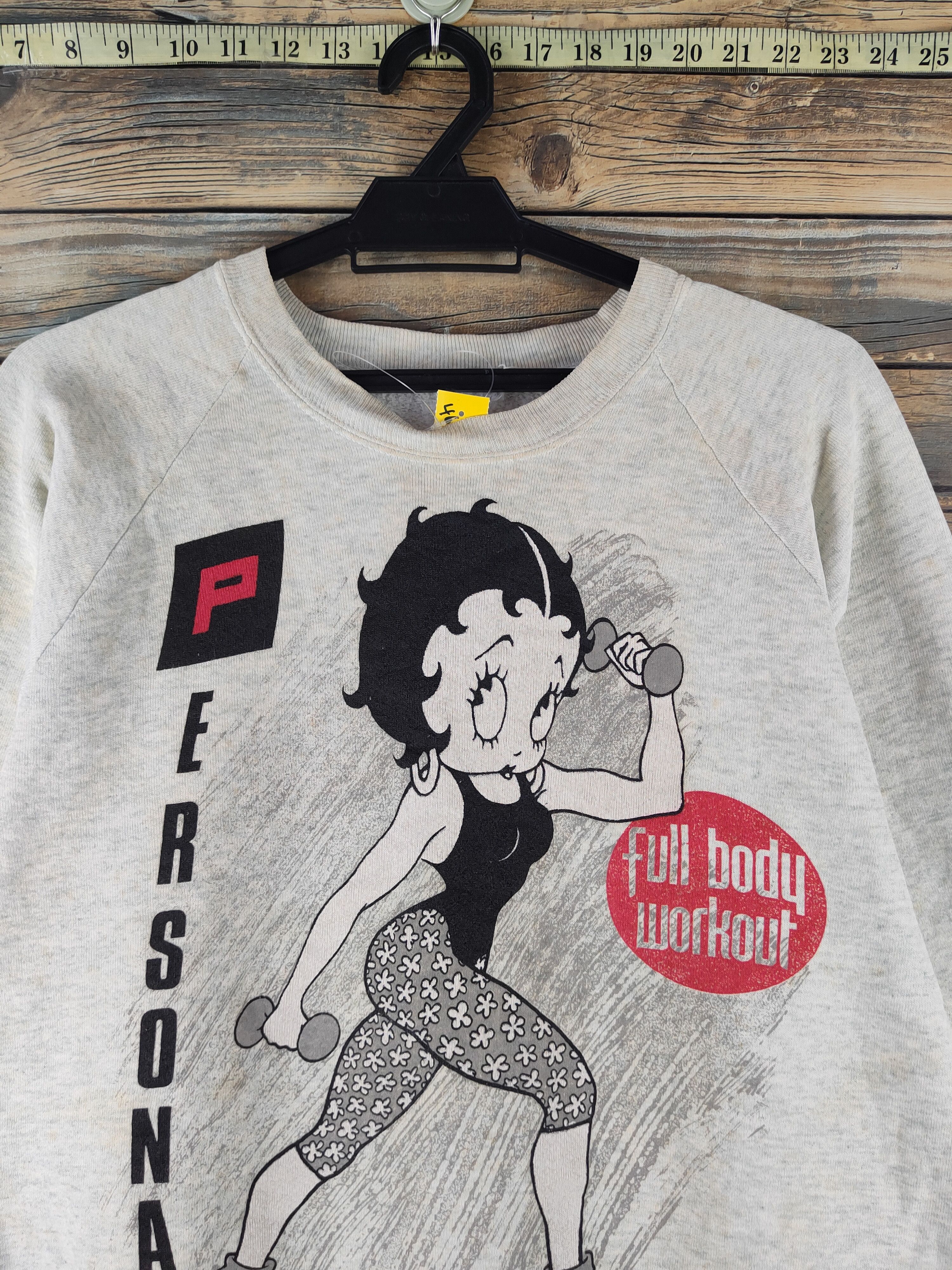 Japanese Brand DL 80' Vintage Betty Boop Sweatshirts #46-174 Size M / US 6-8 / IT 42-44 - 2 Thumbnail