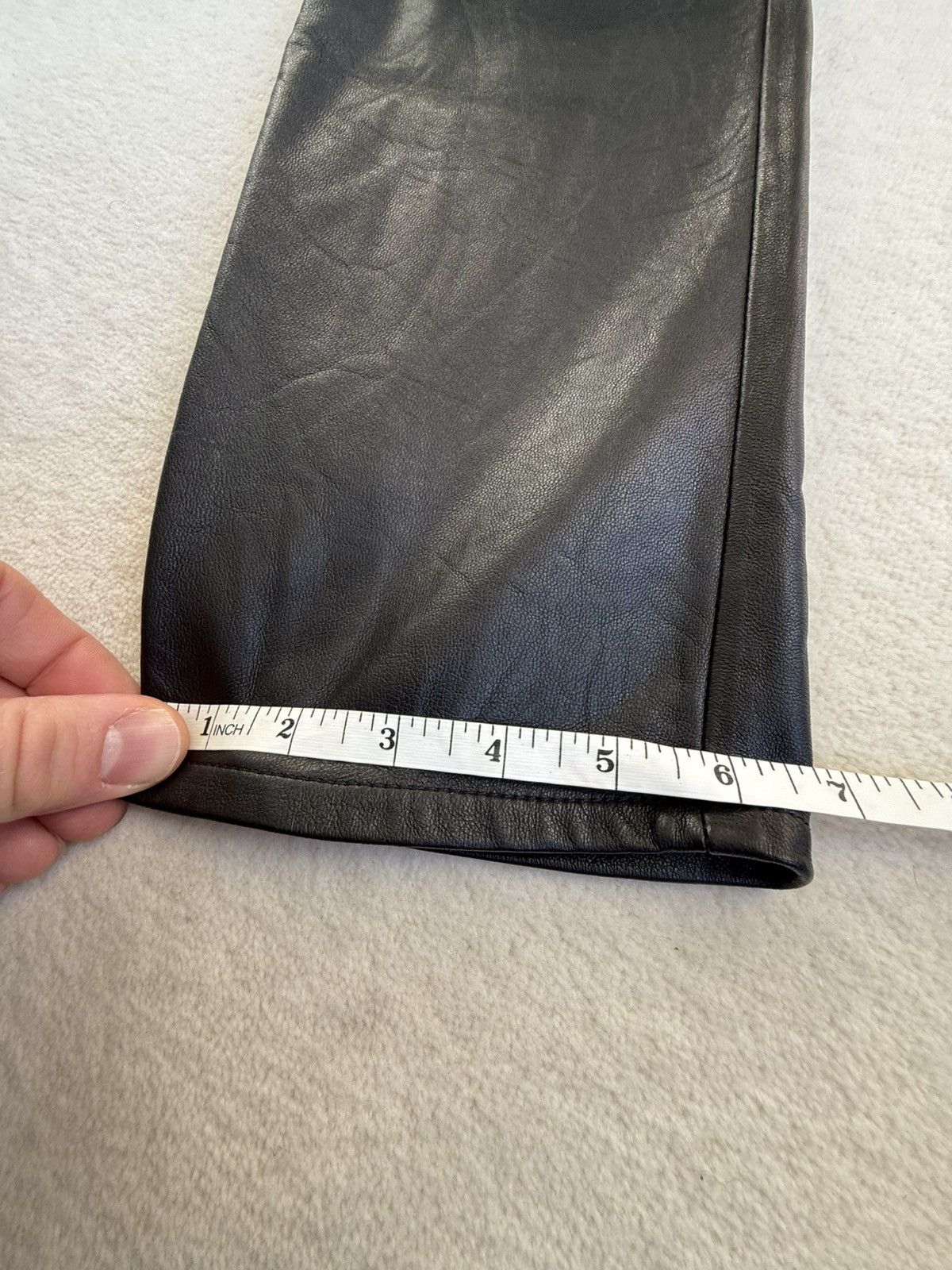 Saint Laurent Paris $3290 SS20 Saint Laurent leather pants jeans 52 Grail Size US 36 / EU 52 - 10 Thumbnail