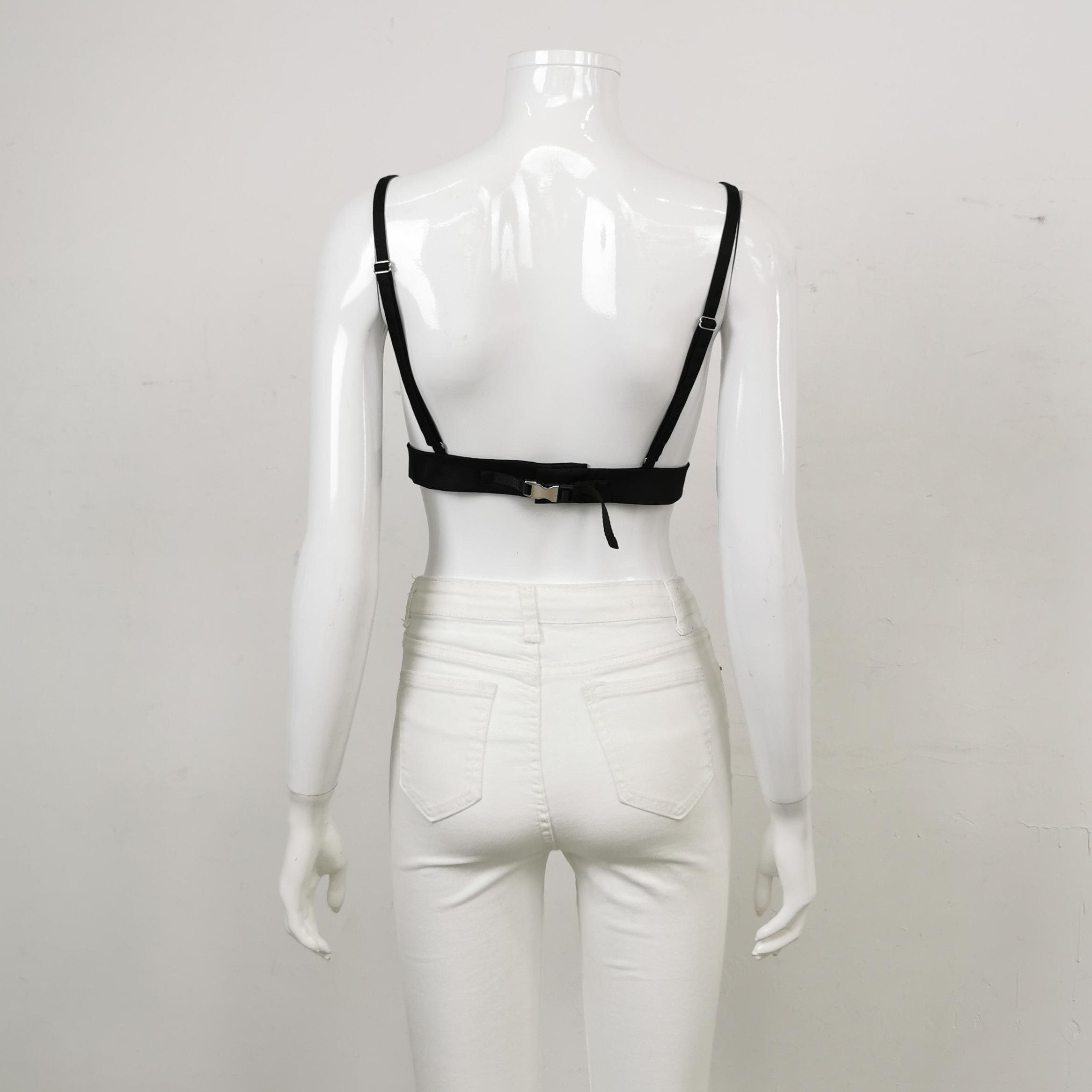 Other Prada Triangle Logo Black Bra Top . Size L / US 10 / IT 46 - 2 Thumbnail