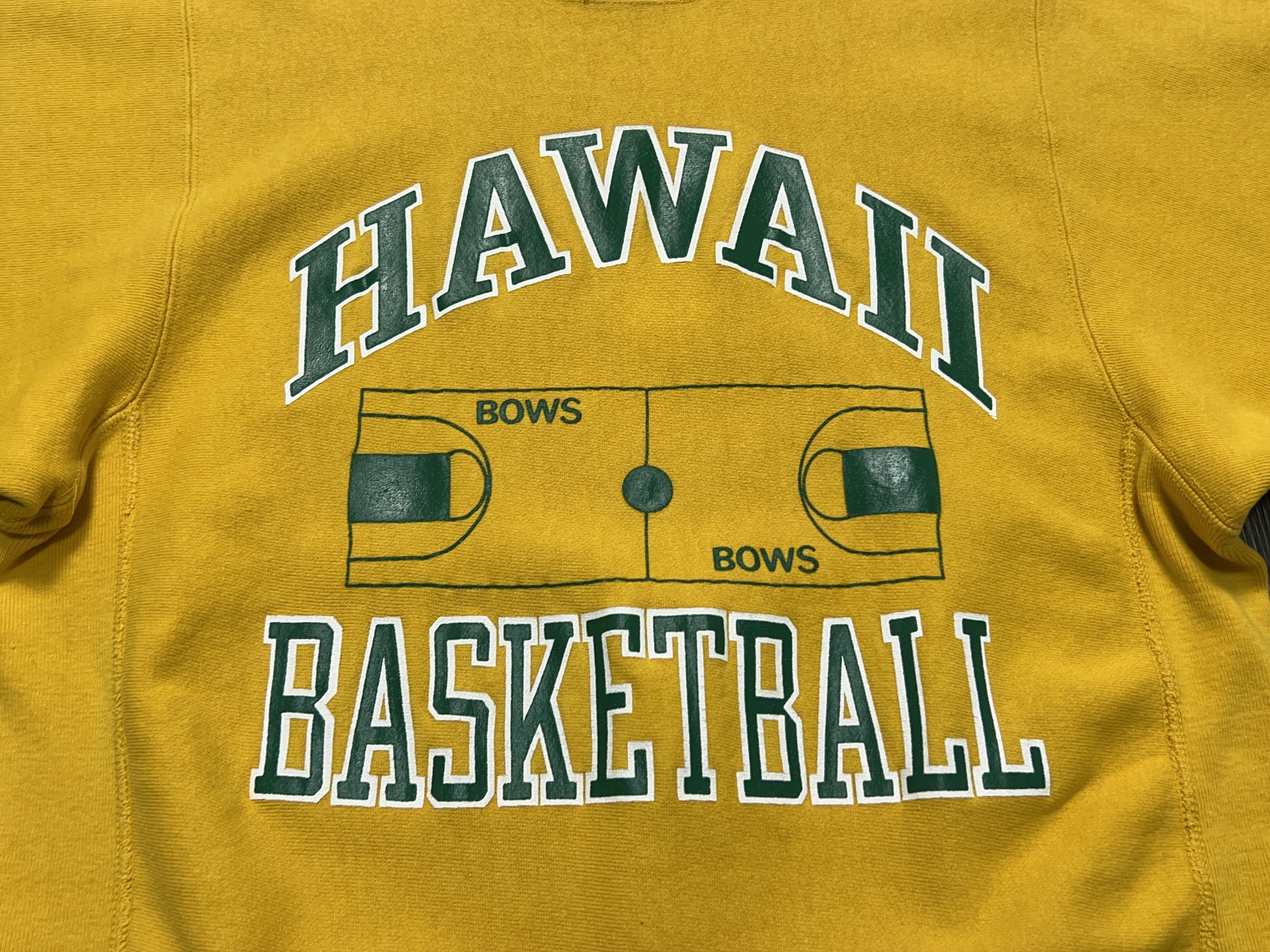 Champion 1990s USA Hawaii Basketball Reverse Weave Pullover Size US M / EU 48-50 / 2 - 3 Thumbnail