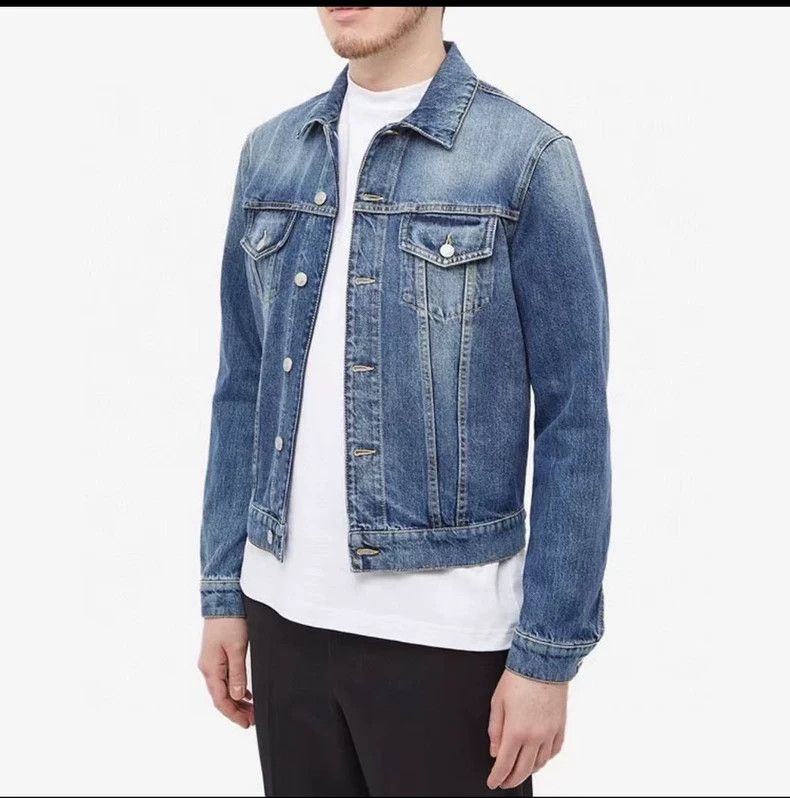 Alexander McQueen Alexander Mcqueen SS23 Washed Single-breasted Denim Jacket Size US S / EU 44-46 / 1 - 5 Thumbnail