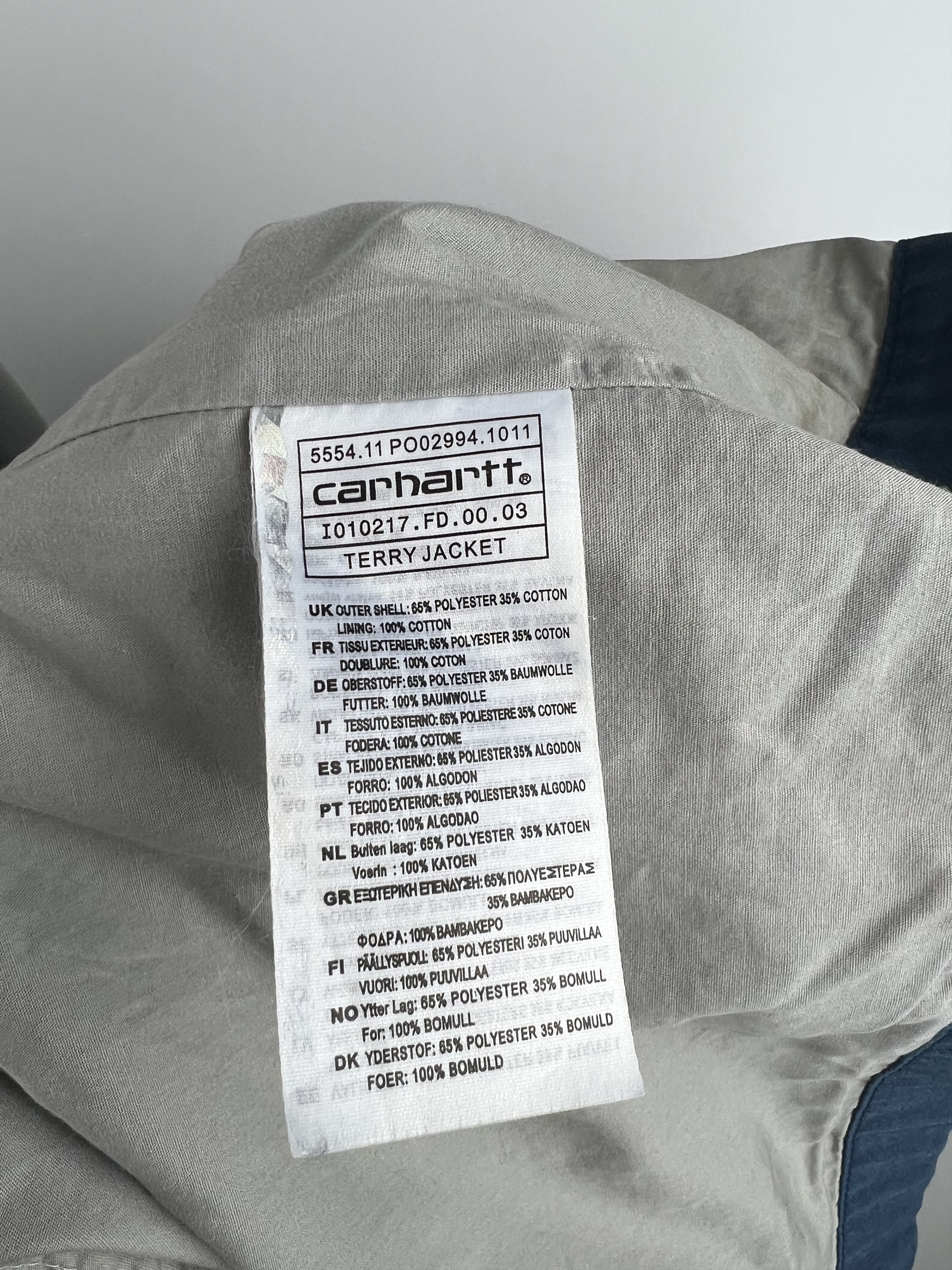 Carhartt Carhartt Men's Zip Hooded Jacket Size L Size US L / EU 52-54 / 3 - 10 Thumbnail