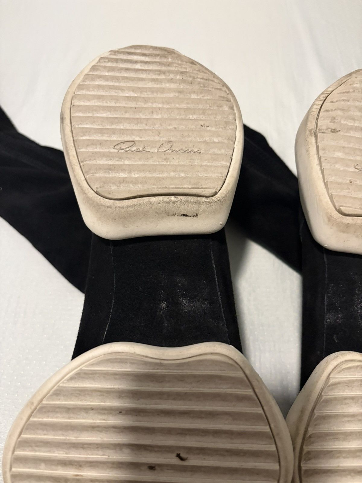 Adidas × Rick Owens RICK OWENS X ADIDAS STRETCH SOCK RO RUNNER GEOBASKET RAMONES Size US 10 / EU 43 - 5 Thumbnail