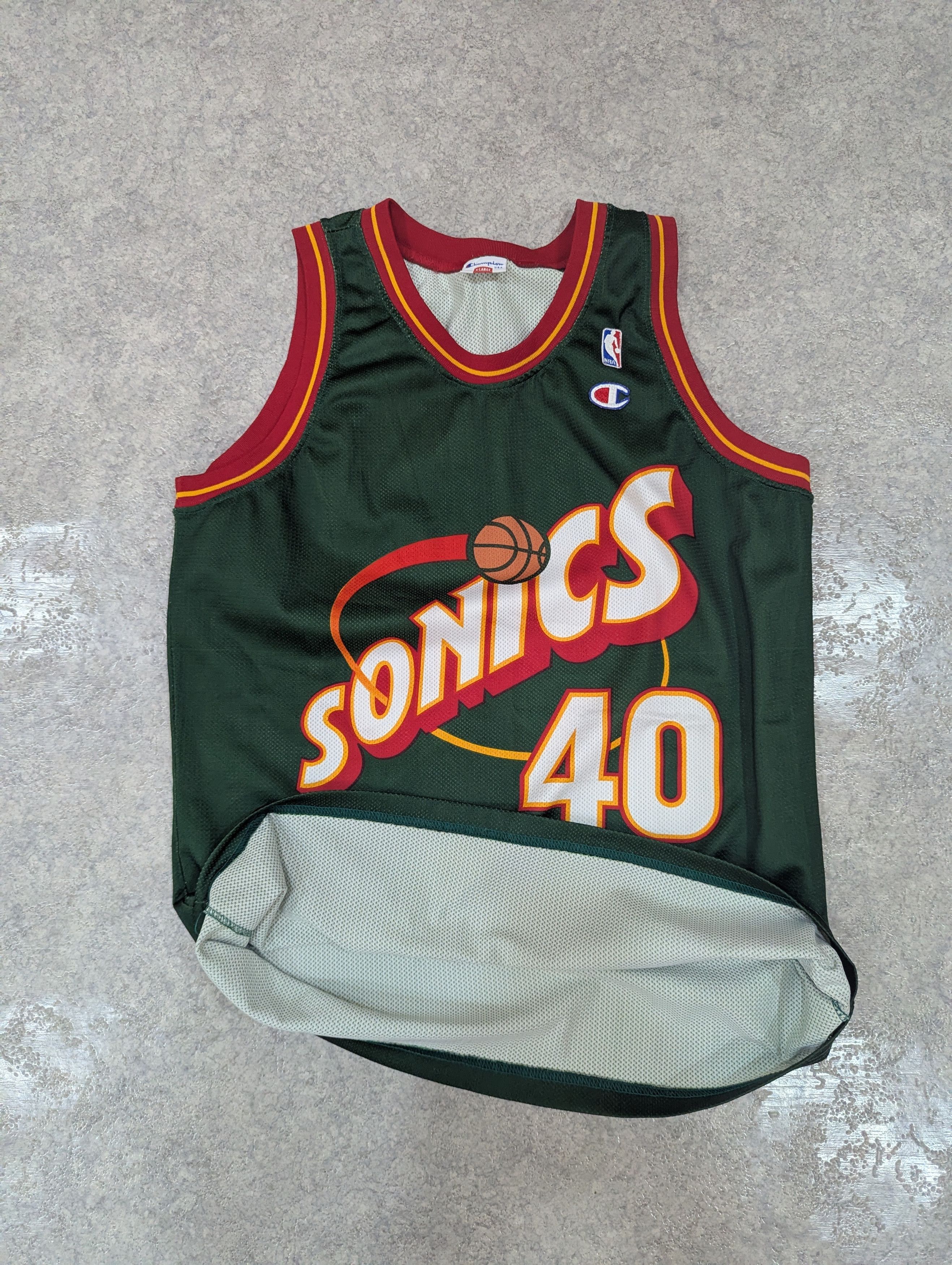 Champion Seattle SuperSonics Kemp 90's Size US XL / EU 56 / 4 - 5 Thumbnail