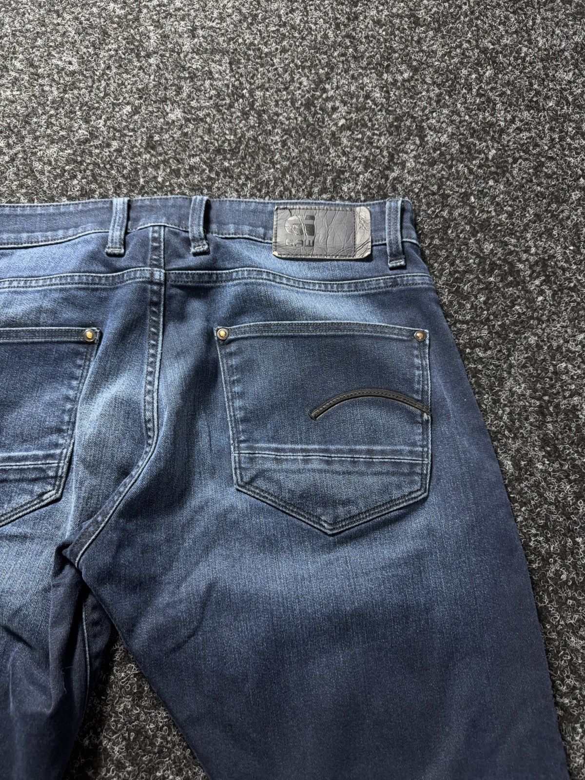G-Star 00s G-Star RAW Revend Skinny Washed Punk Rock Denim Jeans Size US 33 - 17 Thumbnail