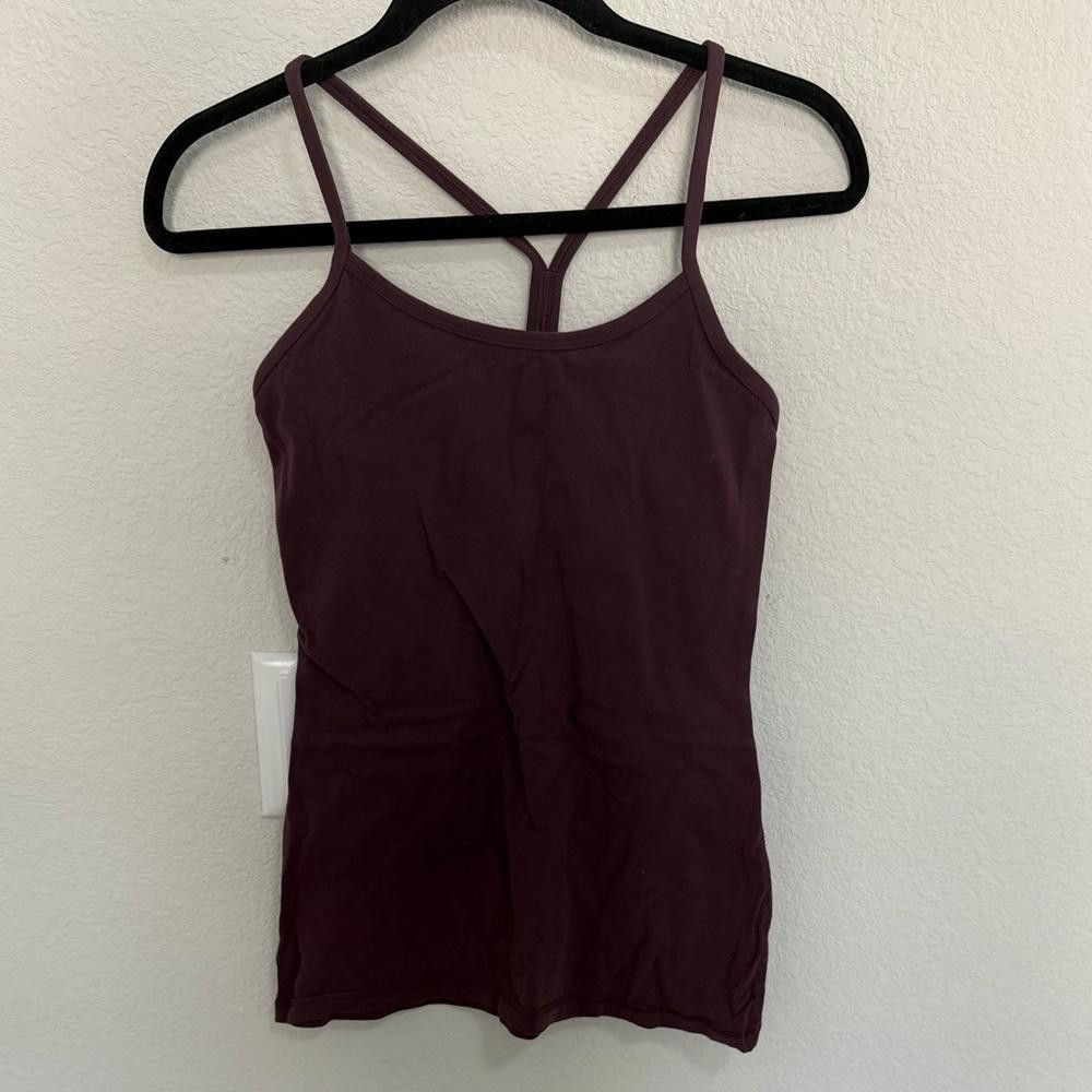 Lululemon Lululemon Power Y Tank *Luon Light Arctic Plum Mauve Size 6 Size M / US 6-8 / IT 42-44 - 3 Thumbnail