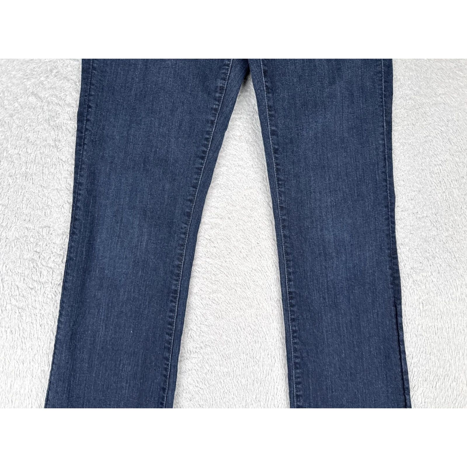 Ann Taylor Ann Taylor Jeans Womens 2 Blue Boot Curvy Fit Bootcut Stretch Dark Wash Size 26" / US 2 / IT 38 - 3 Thumbnail