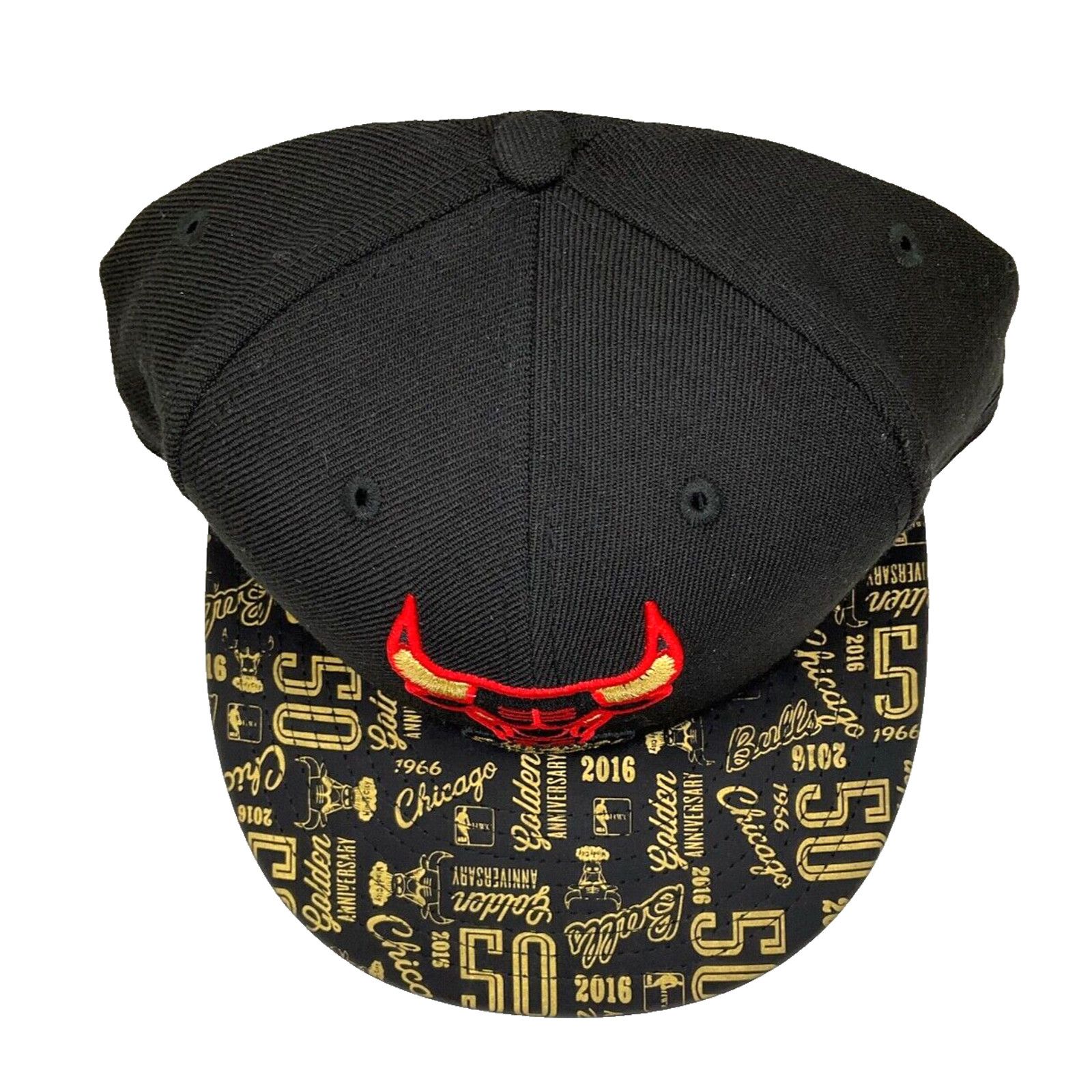 New Era Chicago Bulls New Era 50th Anniversary L/E 9FIFTY Snapback Size ONE SIZE - 6 Thumbnail