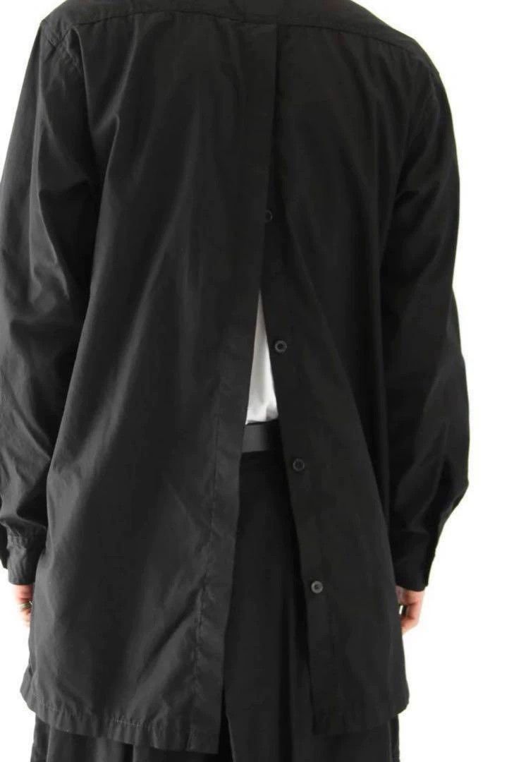 Yohji Yamamoto Yohji Yamamoto 17ss black shirt with front and back buttons Size US M / EU 48-50 / 2 - 4 Thumbnail
