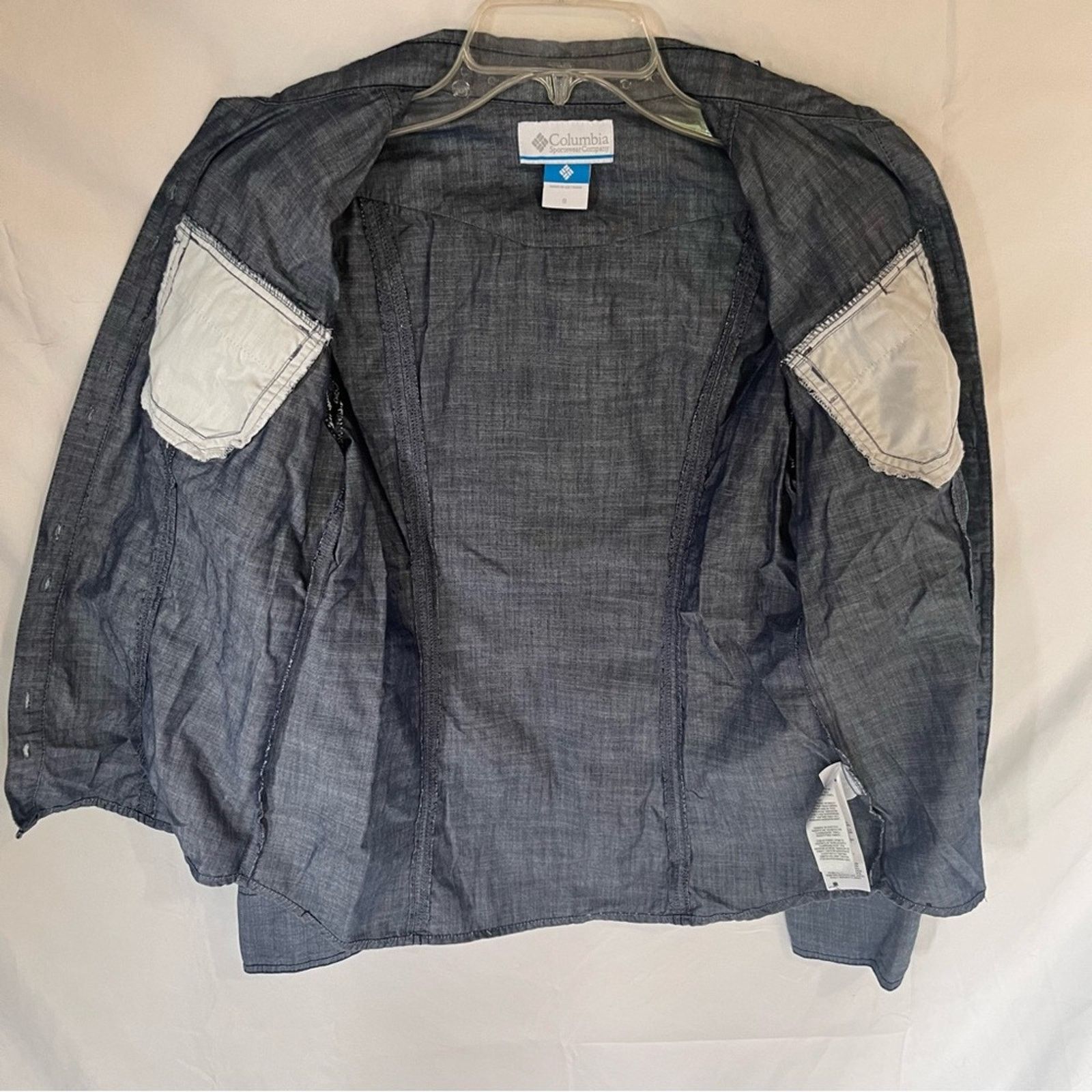 Columbia Columbia Shirt Chambray Outdoor Fish Camp Hiking Gorp Size S / US 4 / IT 40 - 10 Thumbnail