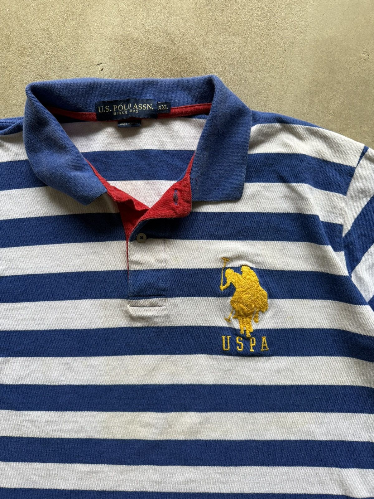 U.S. Polo Assn. Polo Assn USPA Big Pony Logo Short Sleeve Polo Shirt Size US XXL / EU 58 / 5 - 2 Thumbnail