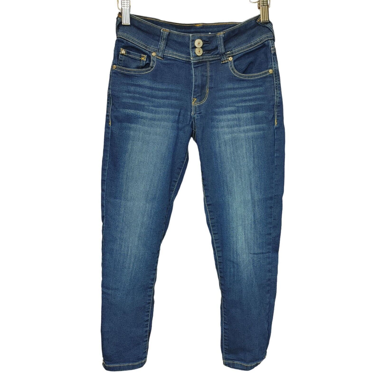 Other So Women's Medium Wash Denim Straight Leg Jeans 1 Size 24" / US 00 / IT 34 - 1 Thumbnail