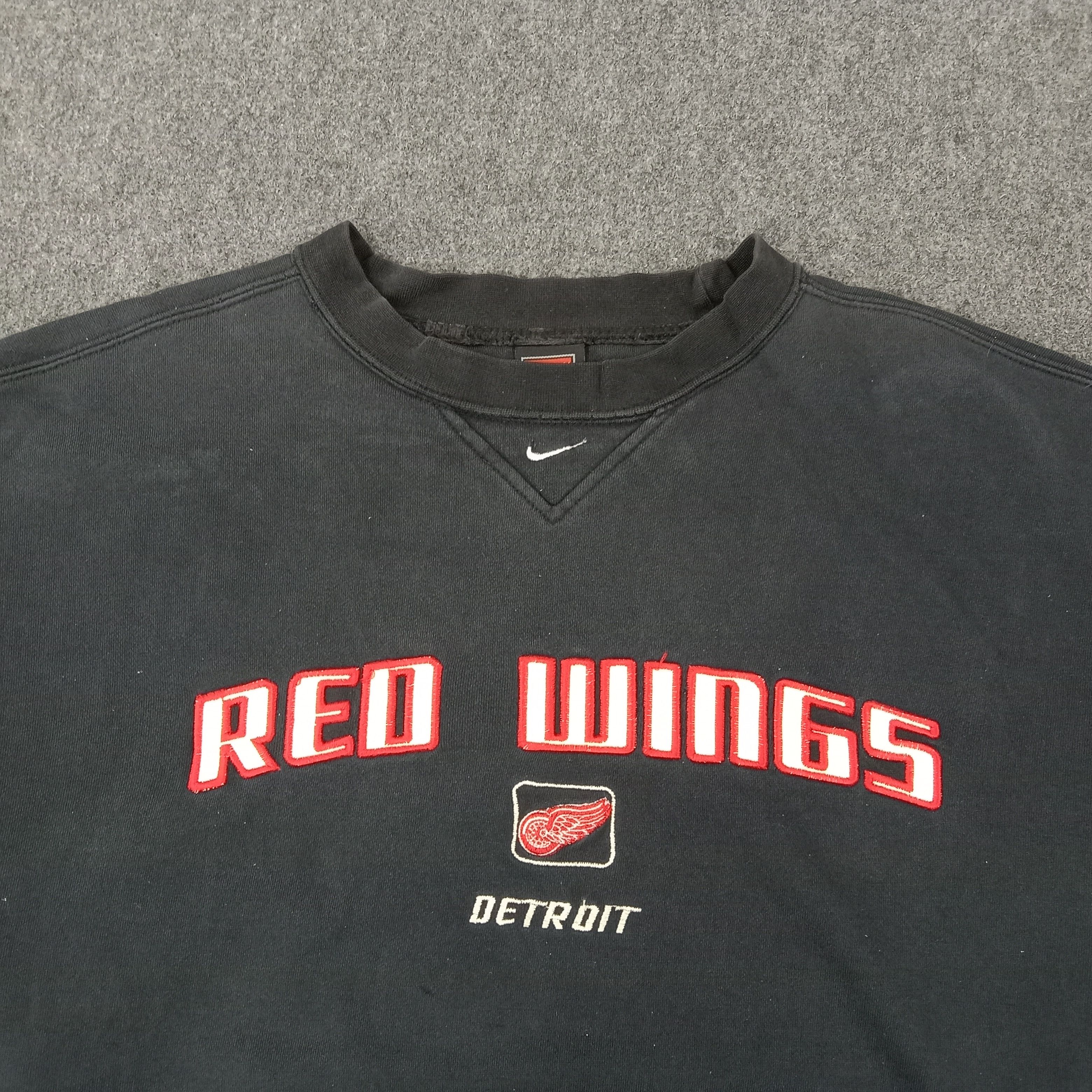 Nike Nike Red Wings Hockey Ice Team NHL Baggy Sweatshirt C234N15 Size US XL / EU 56 / 4 - 2 Thumbnail