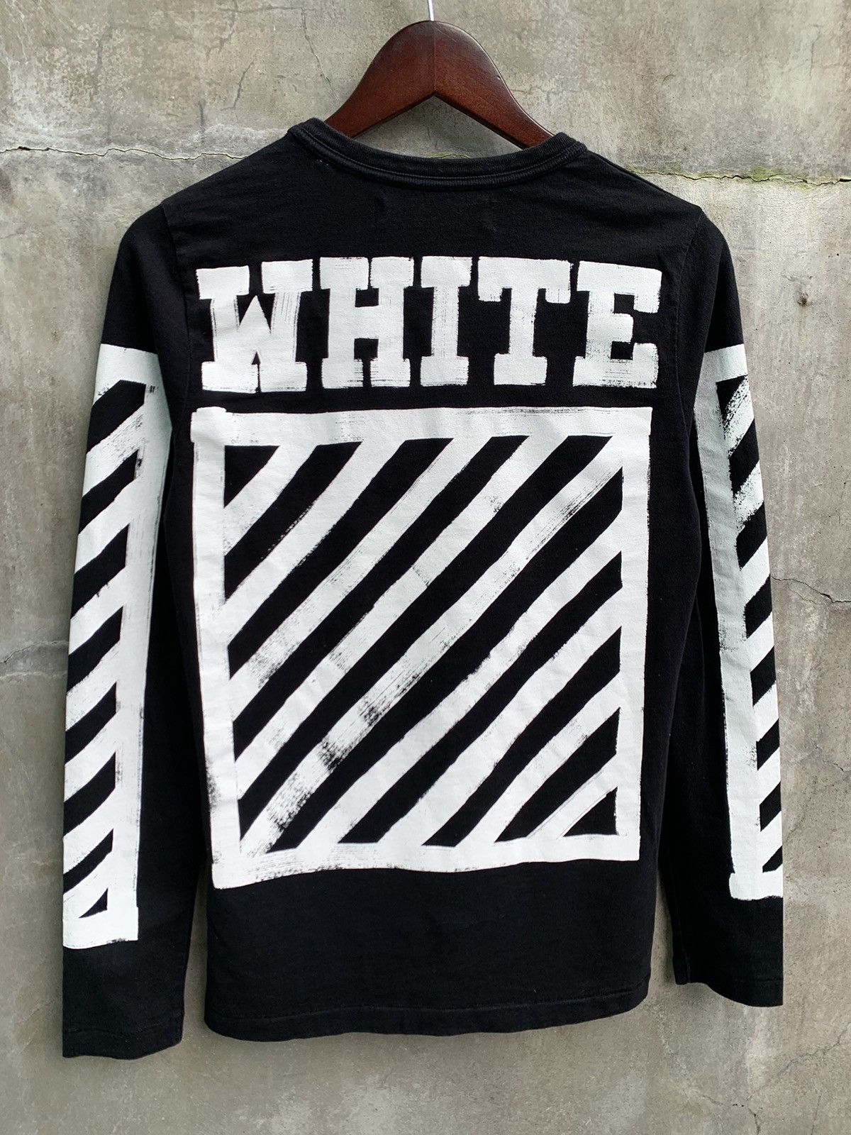 Off-White Brushed Diagonals Long Sleeve Size US XXS / EU 40 - 6 Thumbnail