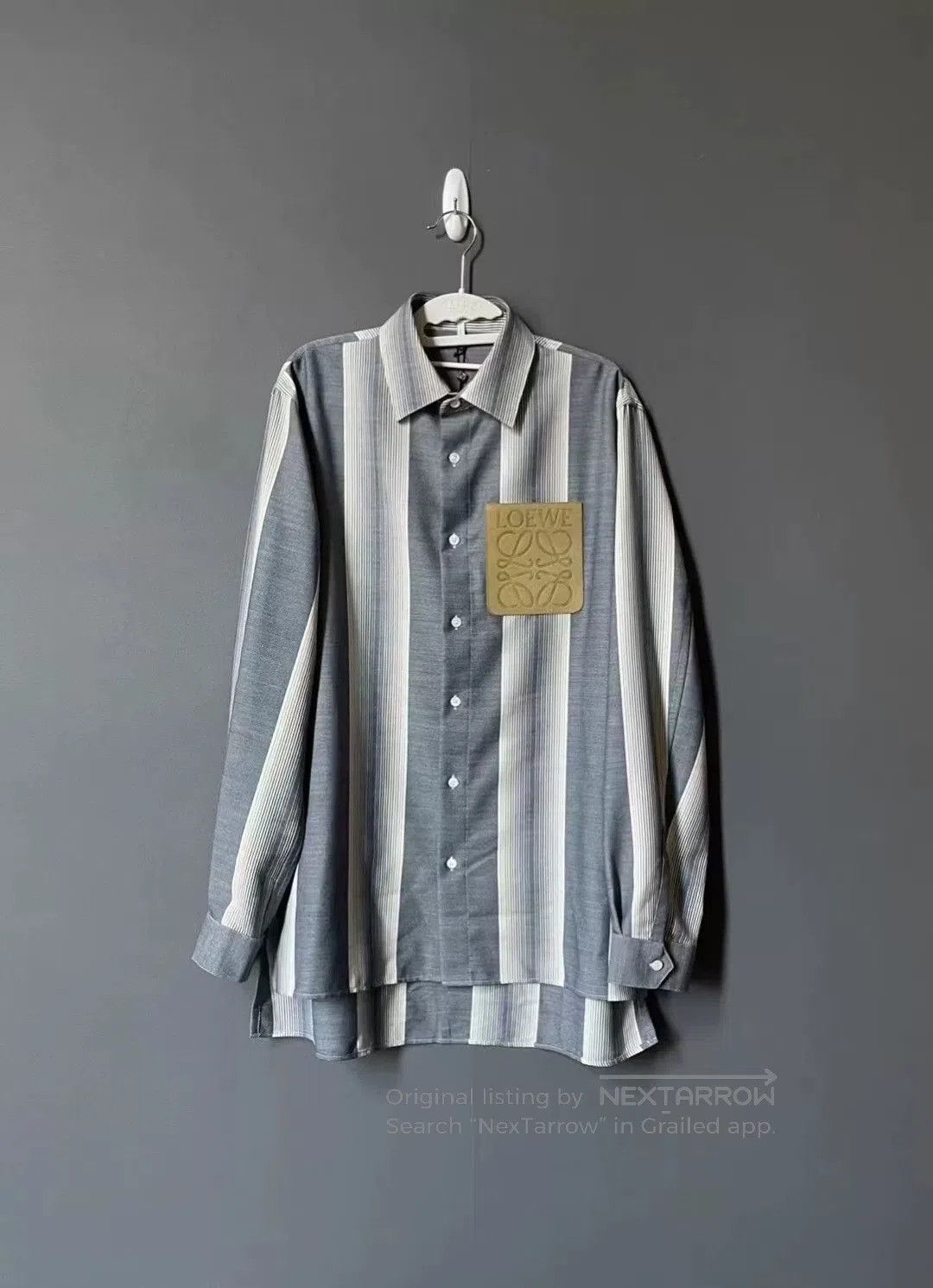 Loewe loewe striped leather tag shirt. Size US L / EU 52-54 / 3 - 1 Thumbnail
