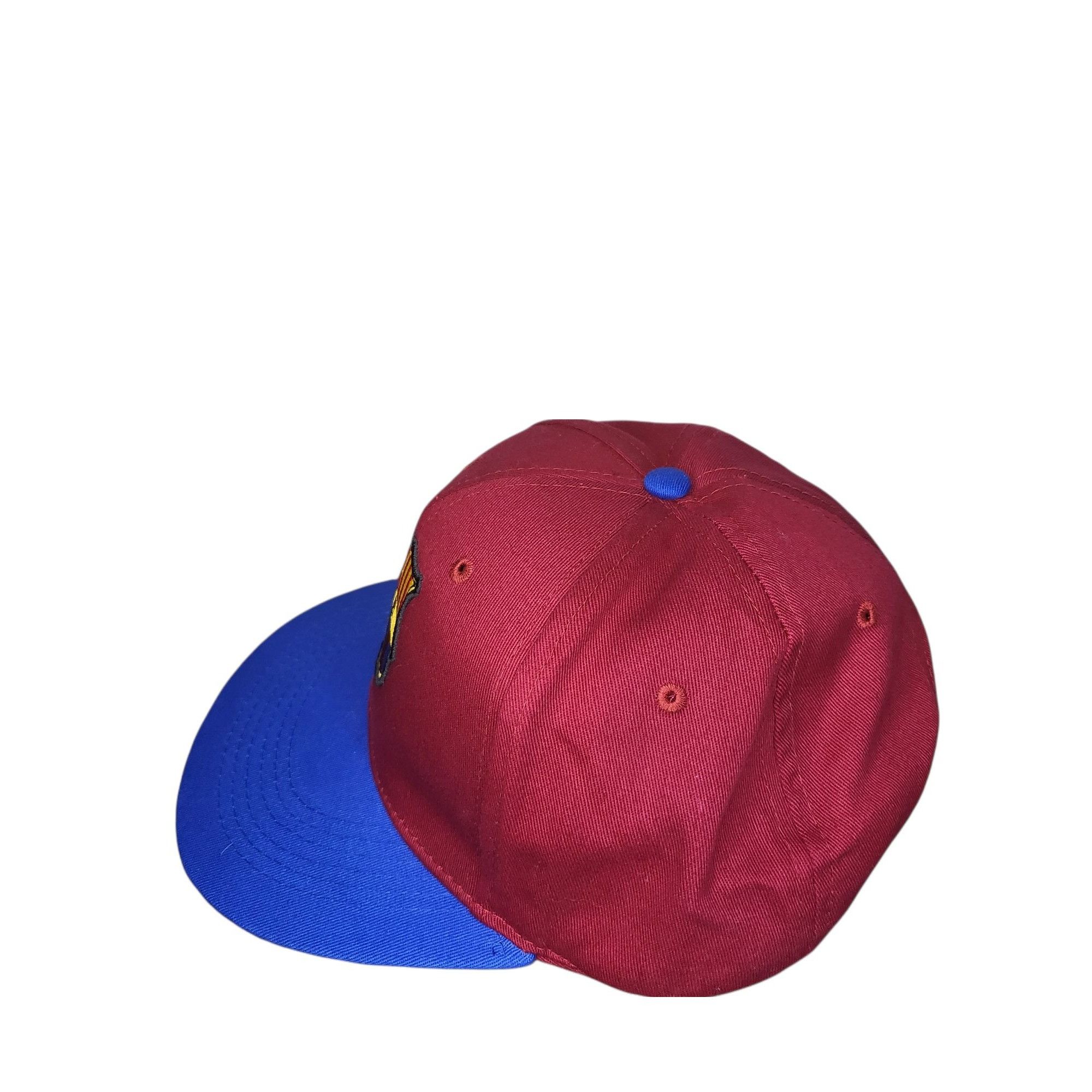 Chelsea Soccer FC Barcelona Snapback Hat Maroon Blue Logo Embroidered Casua Size ONE SIZE - 4 Thumbnail