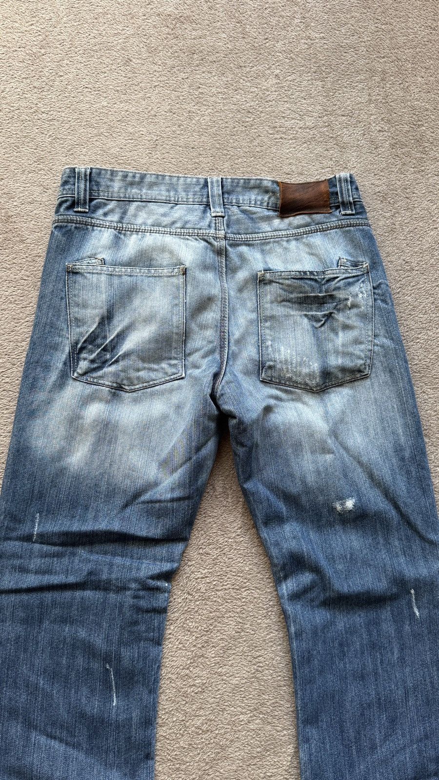 If Six Was Nine Jeans Burton washed denim faded pants Y2K Japanese Size US 32 / EU 48 - 4 Thumbnail