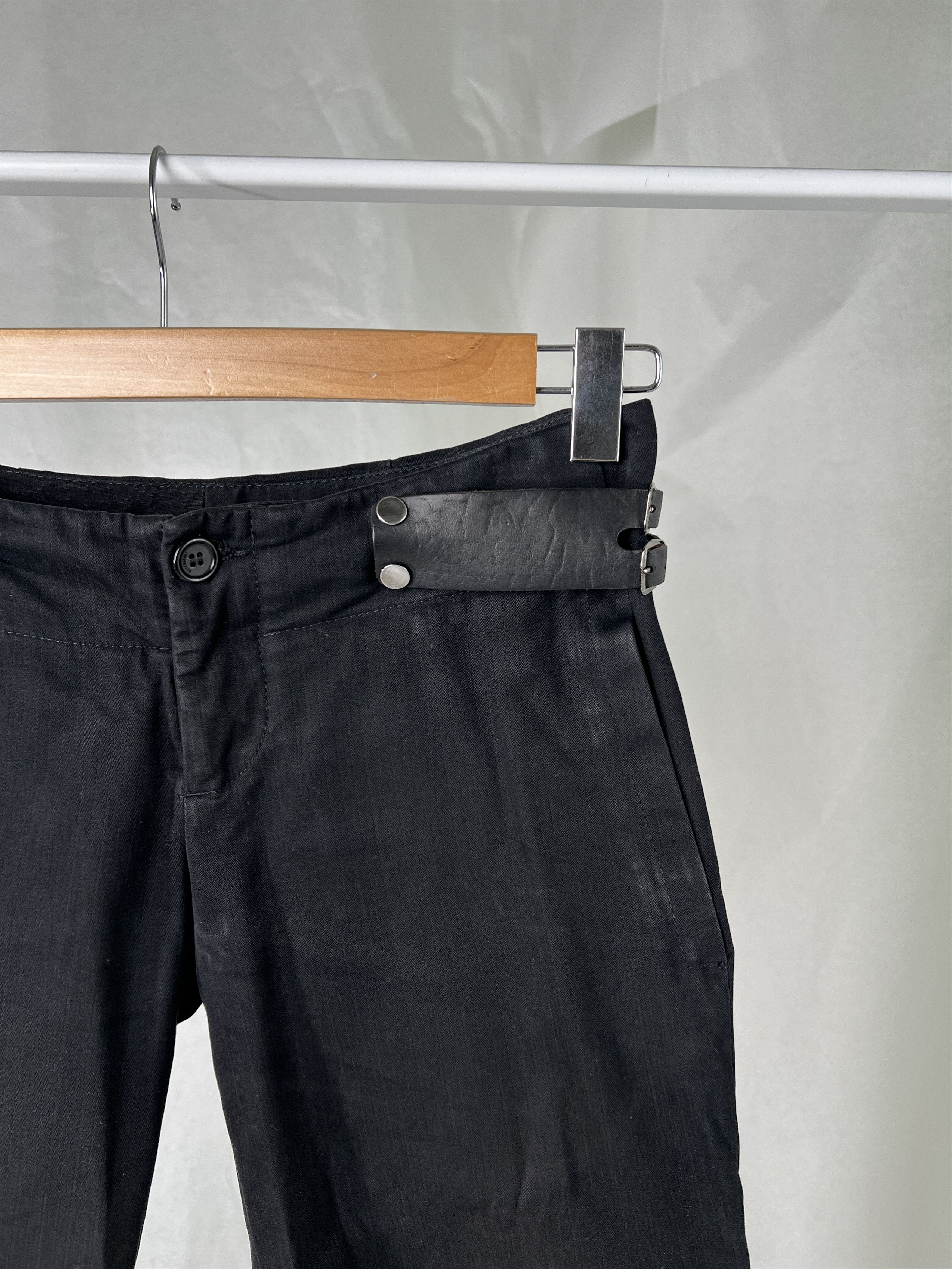 Dirk Bikkembergs Archive Dirk Bikkemberg Pants with leather belts Size US 30 / EU 46 - 7 Thumbnail