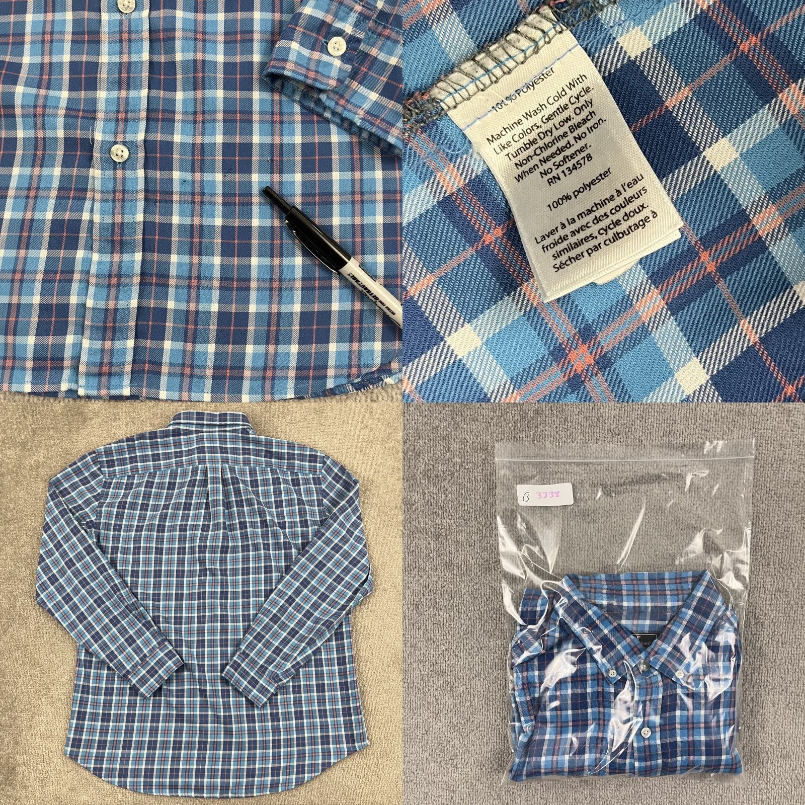 Vineyard Vines Vineyard Vines Tucker Shirt Mens XL Classic Performance Plaid Button-Down Preppy Shirt Button-Up Men’s XL Classic Plaid Blue 100% Cotton Size US XL / EU 56 / 4 - 8 Thumbnail