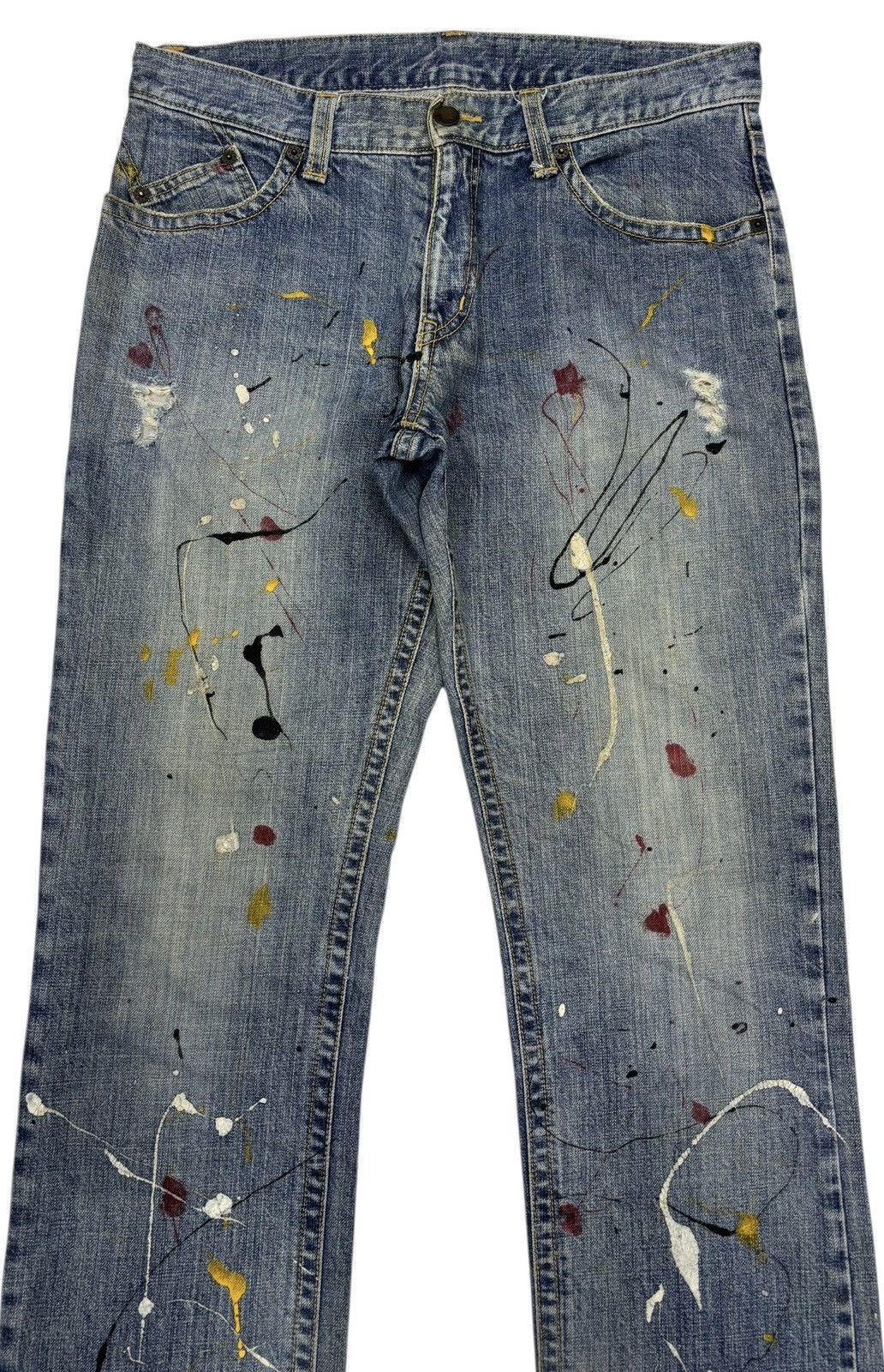 Kapital Vintage Painter Jeans Distress Michel Klein HelmutLang Style Size US 32 / EU 48 - 5 Thumbnail