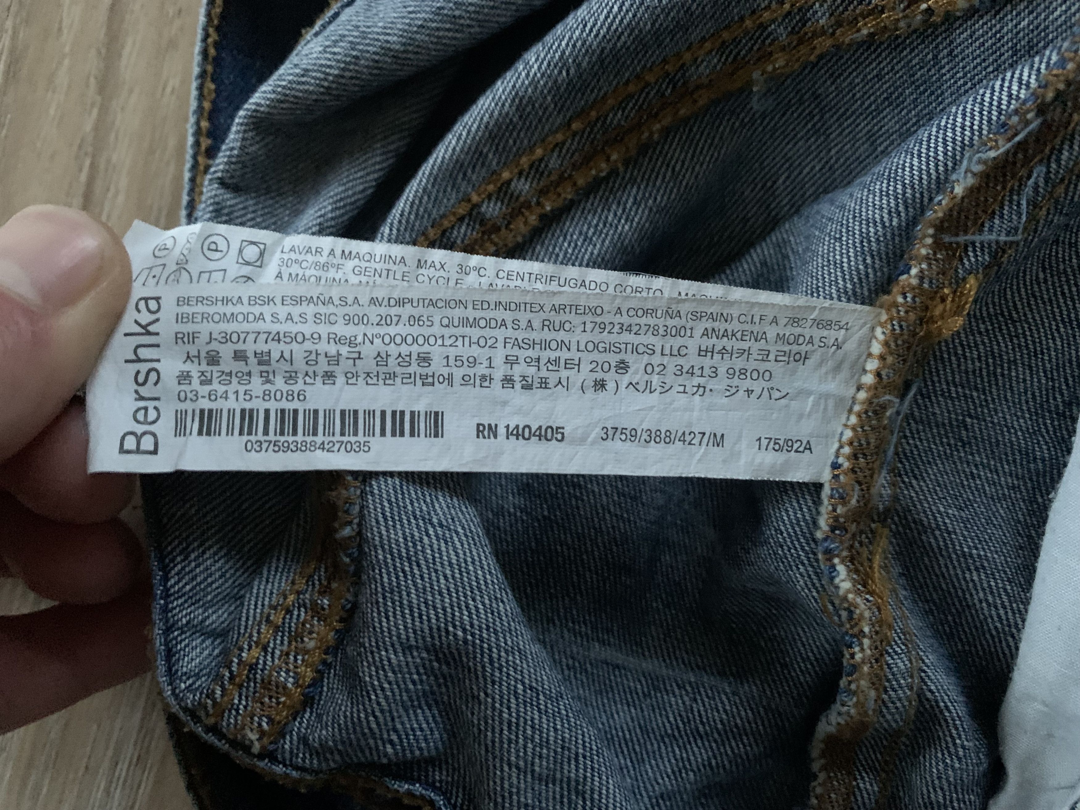 Bershka Bershka Mens Blue Denim Vest Size US S / EU 44-46 / 1 - 6 Thumbnail