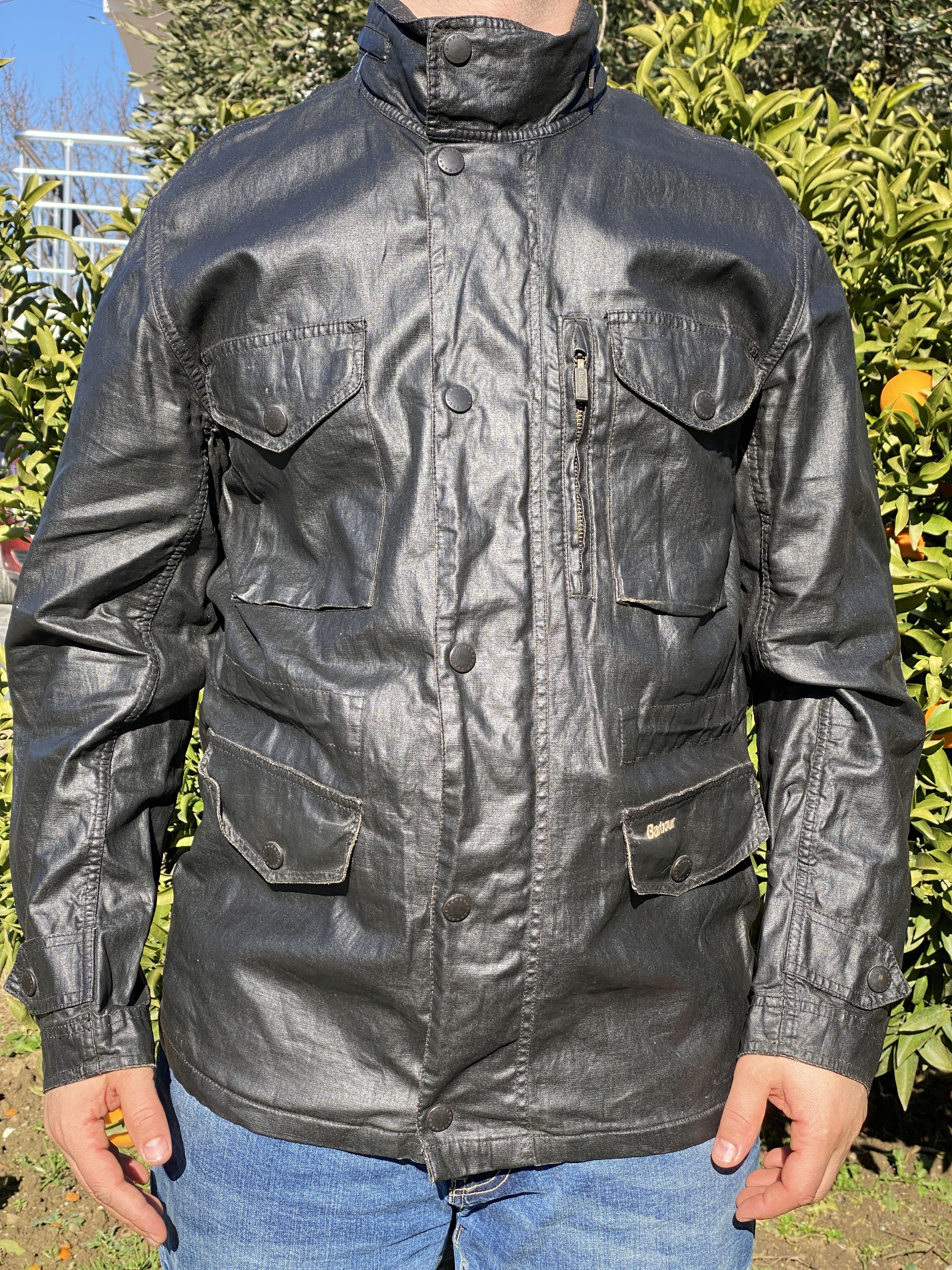 Barbour Linen Barbour South Shield Beacon Bomber Weatherproof Size M Size US M / EU 48-50 / 2 - 1 Thumbnail