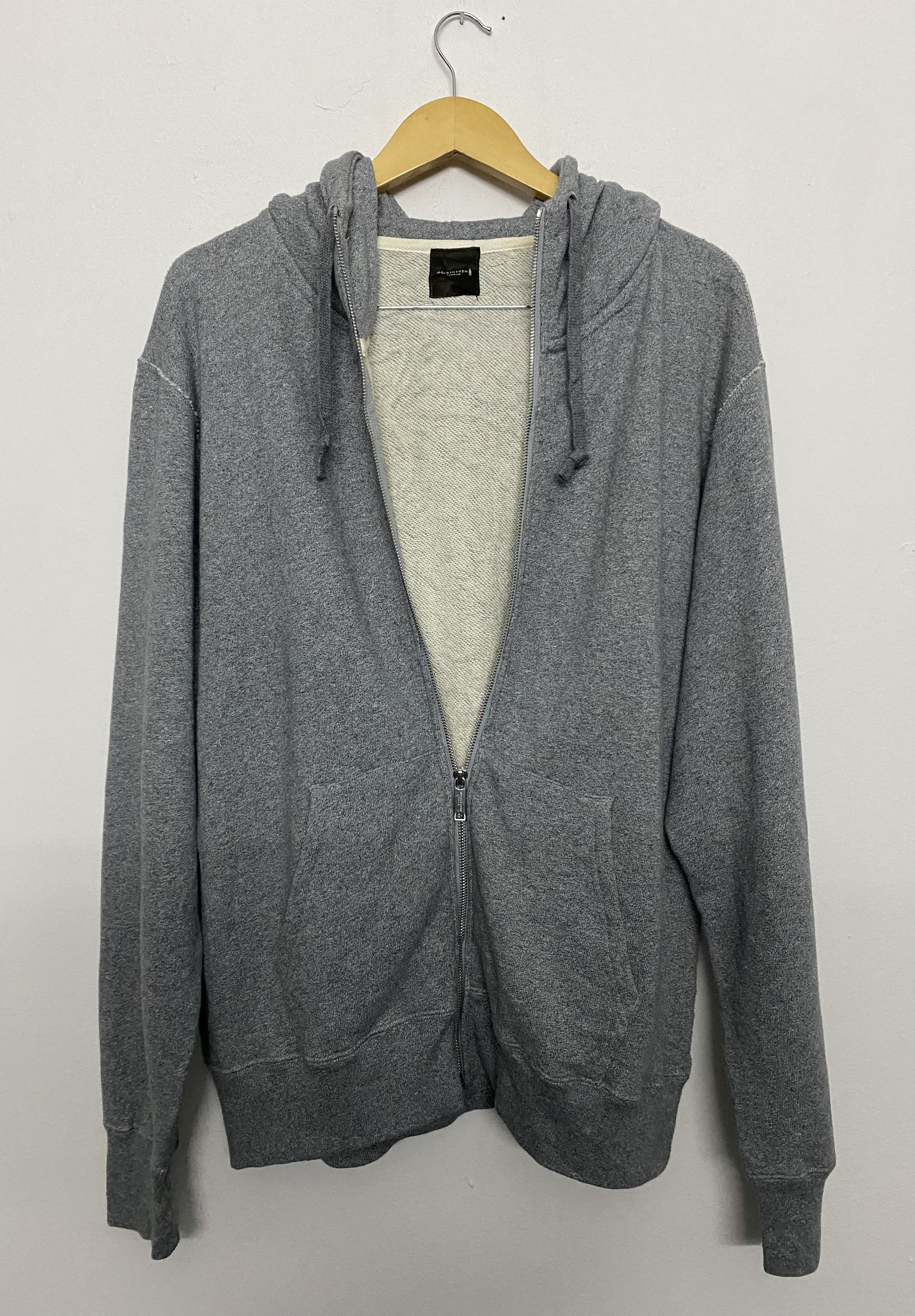 Mackintosh Mackintosh London 13.4oz Full Zip Hoodie Grey Made in Japan Size US L / EU 52-54 / 3 - 9 Thumbnail