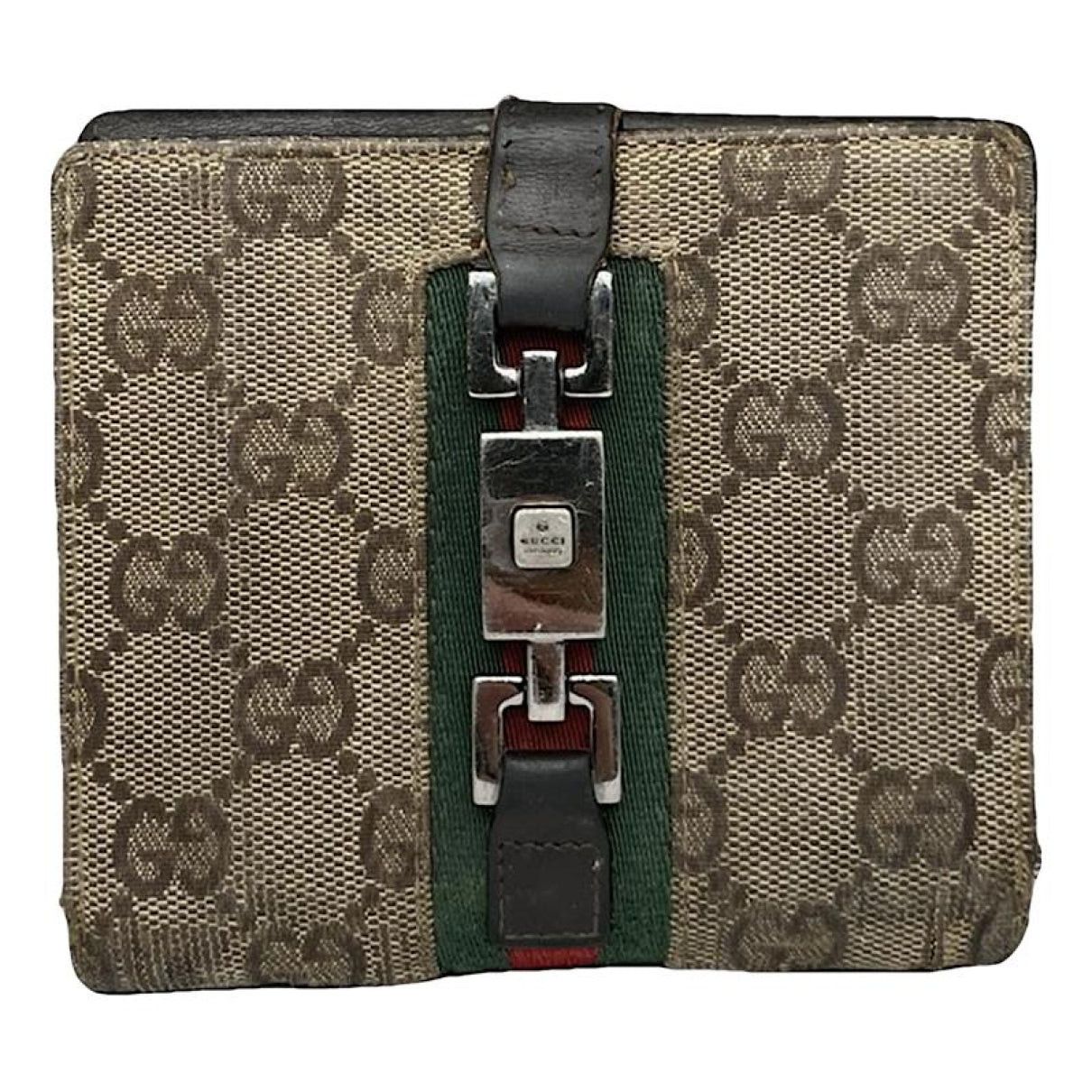 Gucci Jackie Vintage Beige Cotton Wallet Size ONE SIZE - 1 Thumbnail