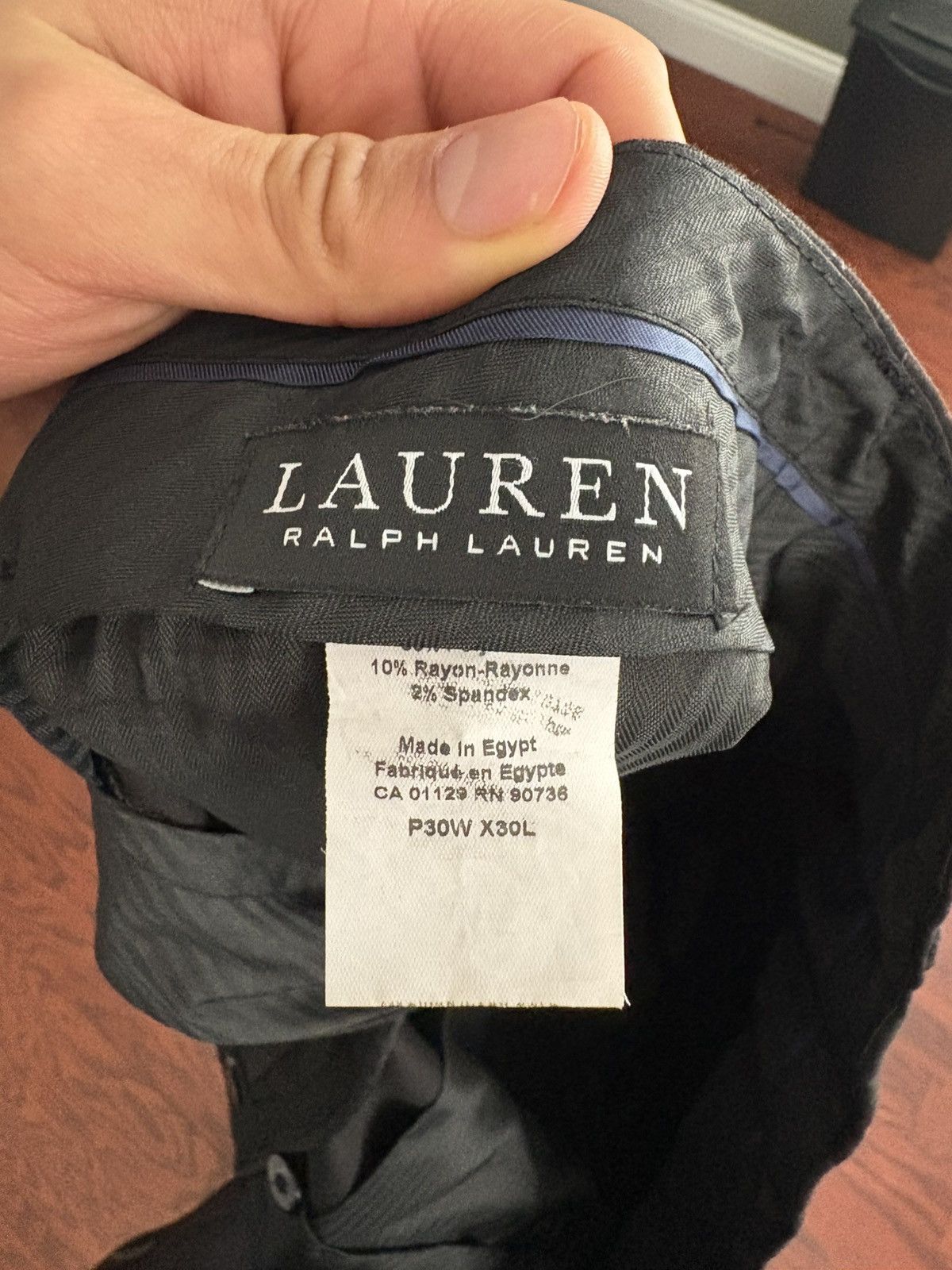 Lauren Ralph Lauren Ralph Lauren Black Slacks Size US 30 / EU 46 - 5 Thumbnail