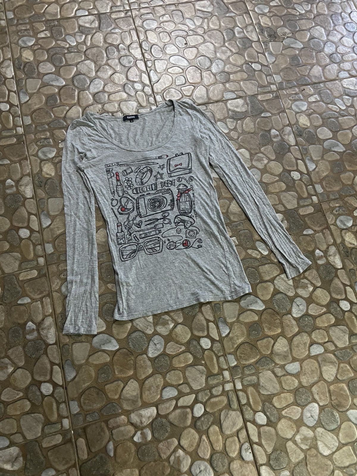 Hysteric Glamour VTG Y2K OZOC women long sleeve t-shirt Size S / US 4 / IT 40 - 2 Thumbnail