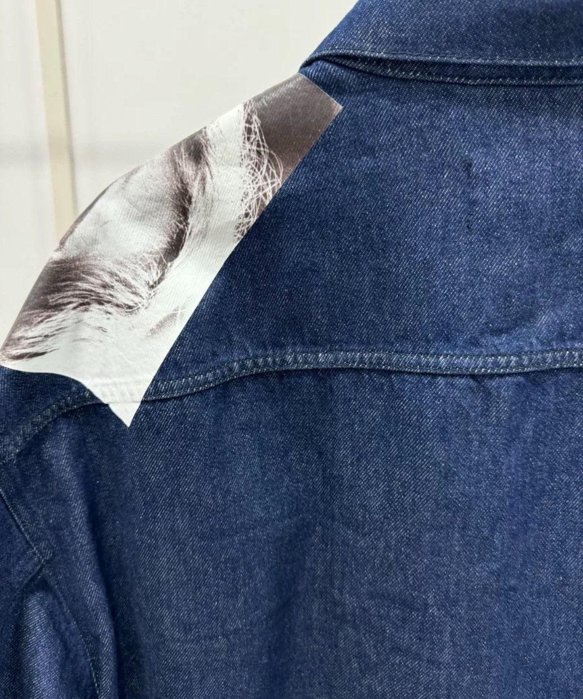 Raf Simons RAF SIMONS 19ss portrait blue denim jacket2412-Nextarrow Size US S / EU 44-46 / 1 - 4 Thumbnail