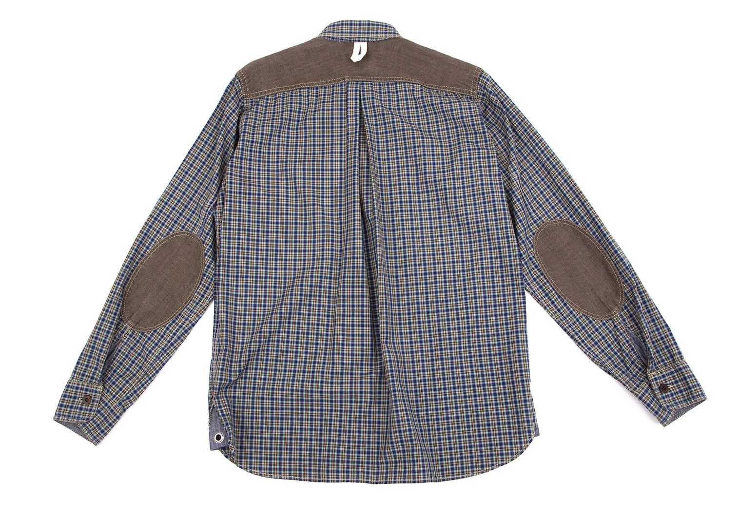 Junya Watanabe Checkered Pocket Shirt in Navy Tea Green, Size XS Size US XS / EU 42 / 0 - 11 Thumbnail