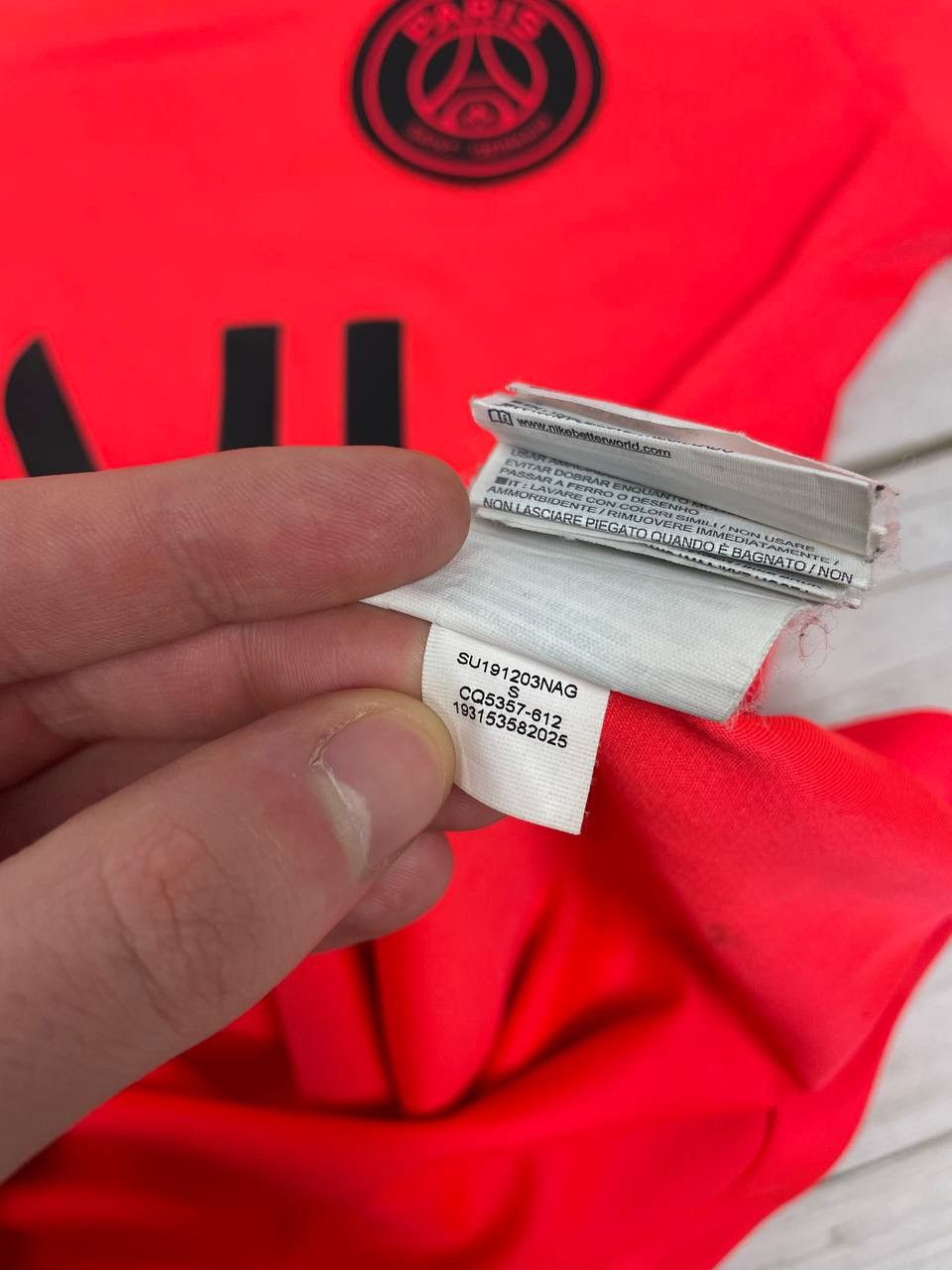 Jordan Brand Jordan Paris Saint Germain PSG 2019 2020 Away Shirt Jersey Size US S / EU 44-46 / 1 - 9 Thumbnail