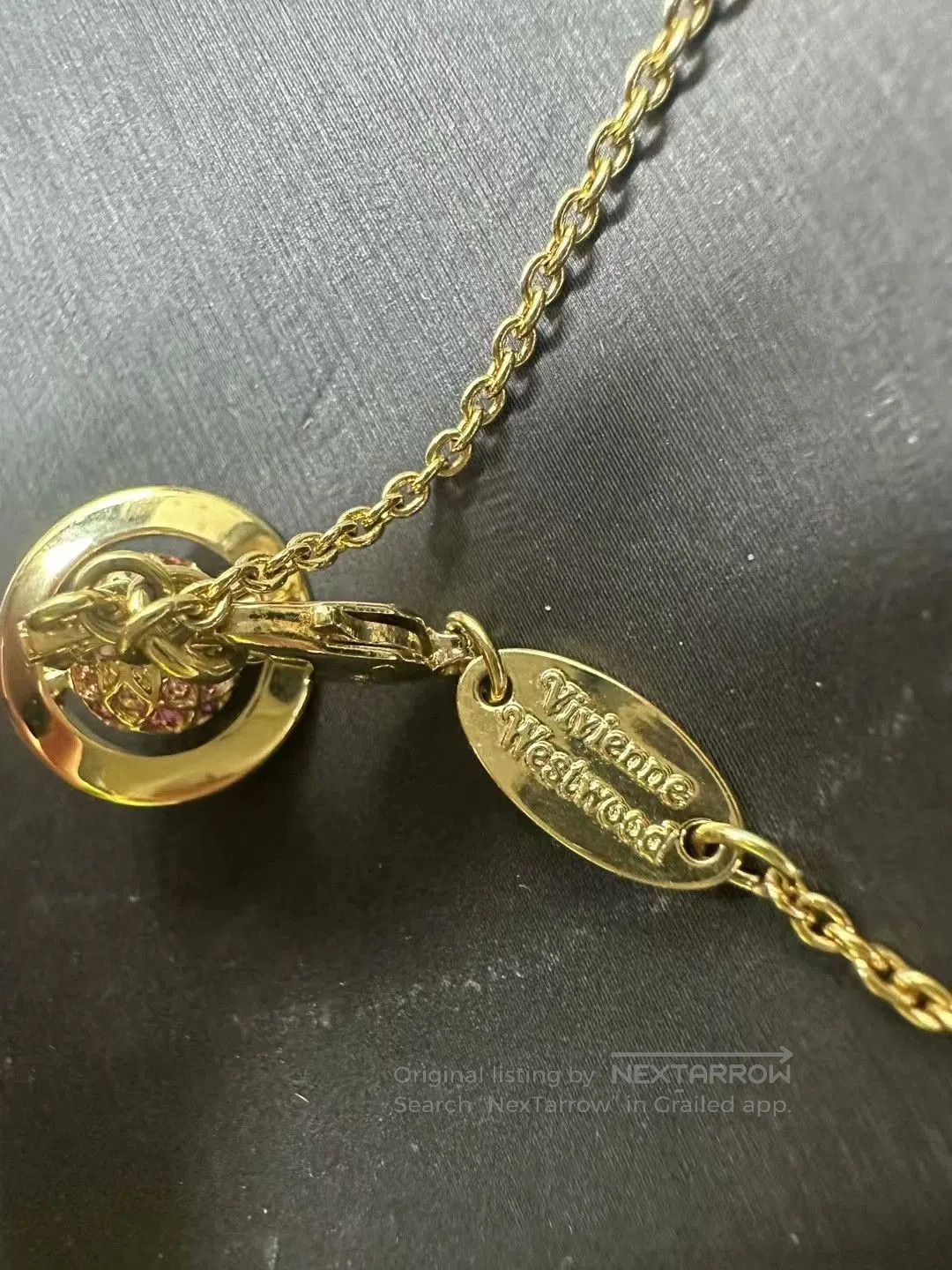 Vivienne Westwood Vivienne Westwood Braided Diamond Saturn Bracelet. Size ONE SIZE - 4 Thumbnail