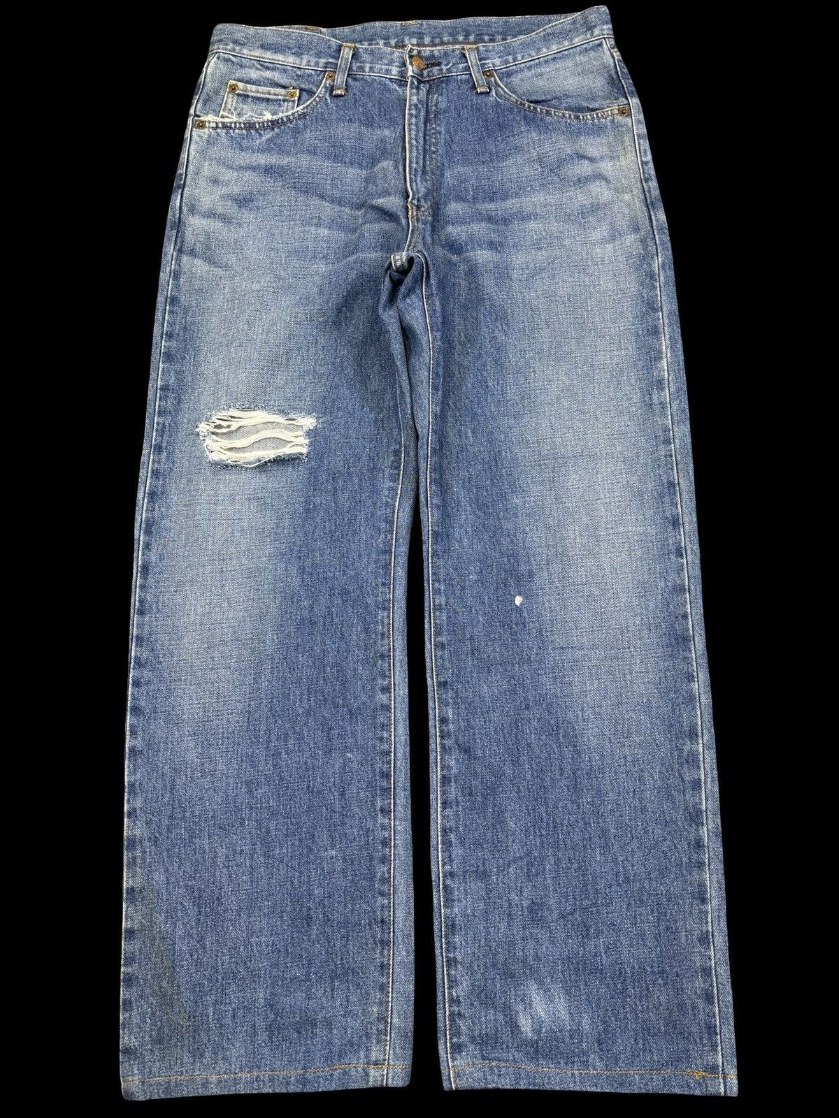 Edwin 💥Baggy💥Rare Edwin Wide Extra Extreme Distressed Denim F956 Size US 34 / EU 50 - 1 Thumbnail