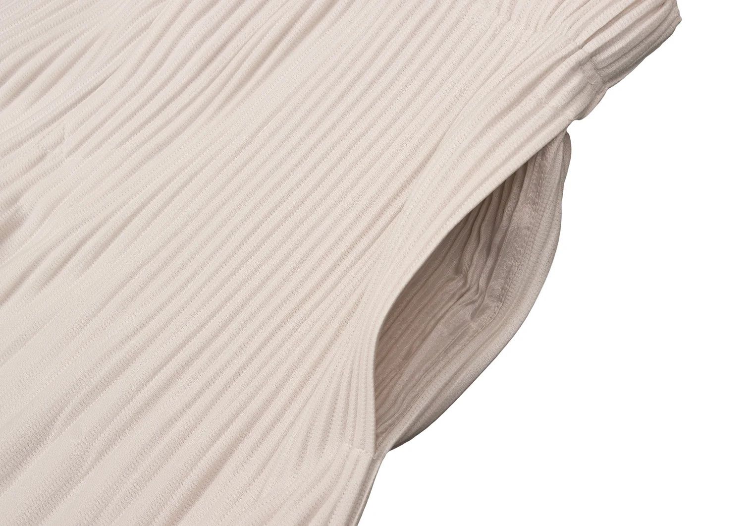 Issey Miyake Pleated Pants in Light Beige with Sheer Detailing Size US 34 / EU 50 - 5 Thumbnail