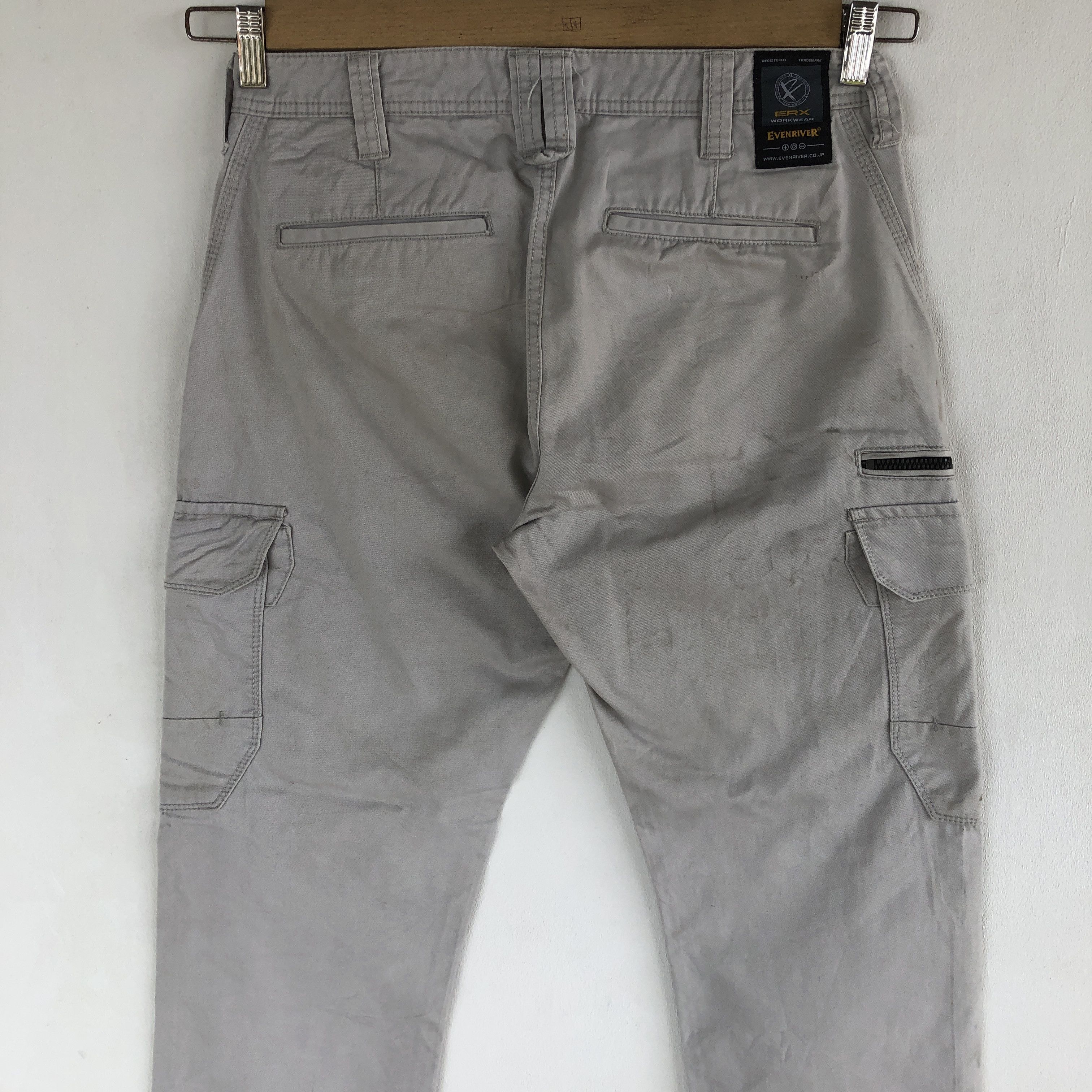 Japanese Brand Dirty Japanese Cargo Pants Fatigue Multi Pocket Trousers Size US 30 / EU 46 - 4 Thumbnail