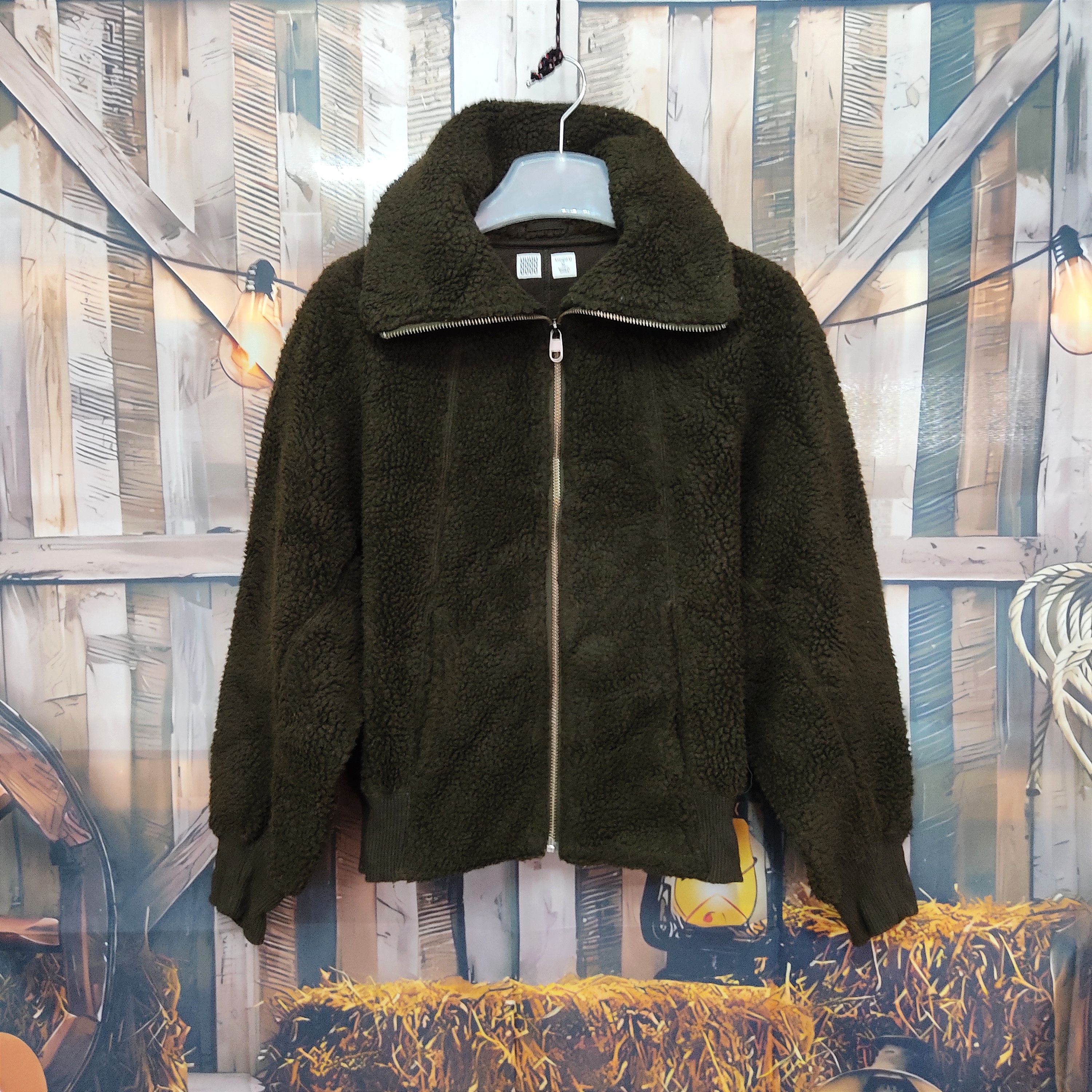 Christophe Lemaire UNIQLO U x LEMAIRE Deep Pile Sherpa Fleece Zipper Jacket Size US XL / EU 56 / 4 - 1 Thumbnail