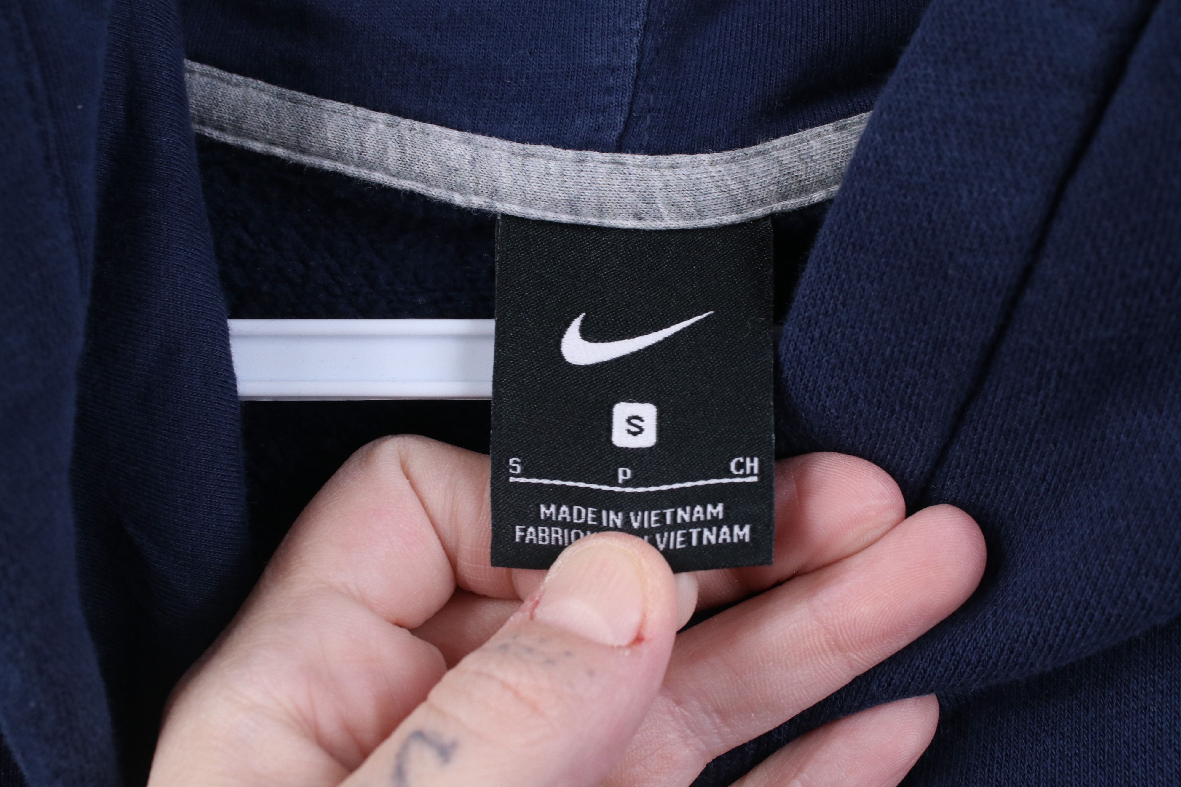 Nike Vintage Y2K Nike Scott Mini Swoosh Hoodie Sweatshirt Blue Size S / US 4 / IT 40 - 10 Thumbnail