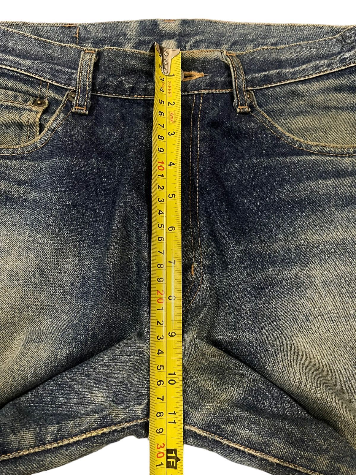 Sugar Cane Vintage Japanese Brand Mud Wash Distress Loose Jeans Size US 29 - 13 Thumbnail